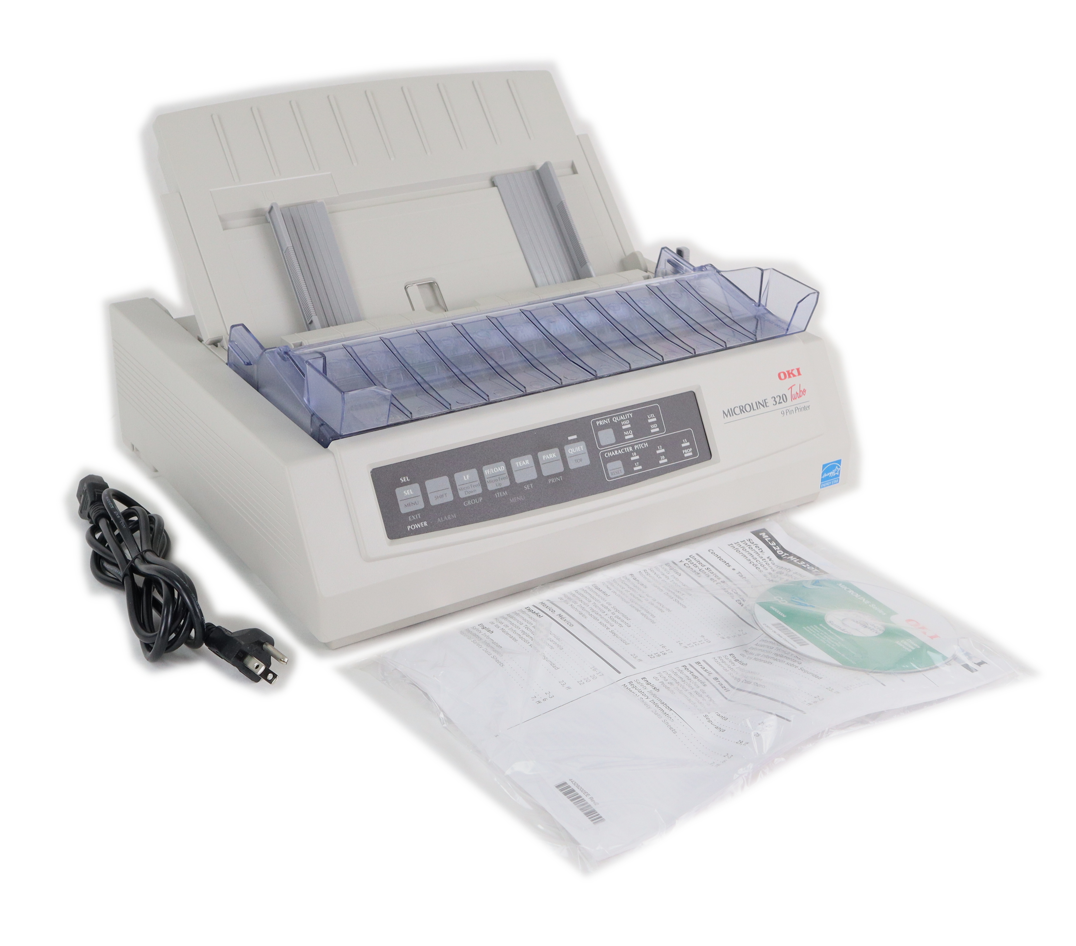 Oki Microline 320 Turbo 9 Pin Impact Printer D22800A - Click Image to Close