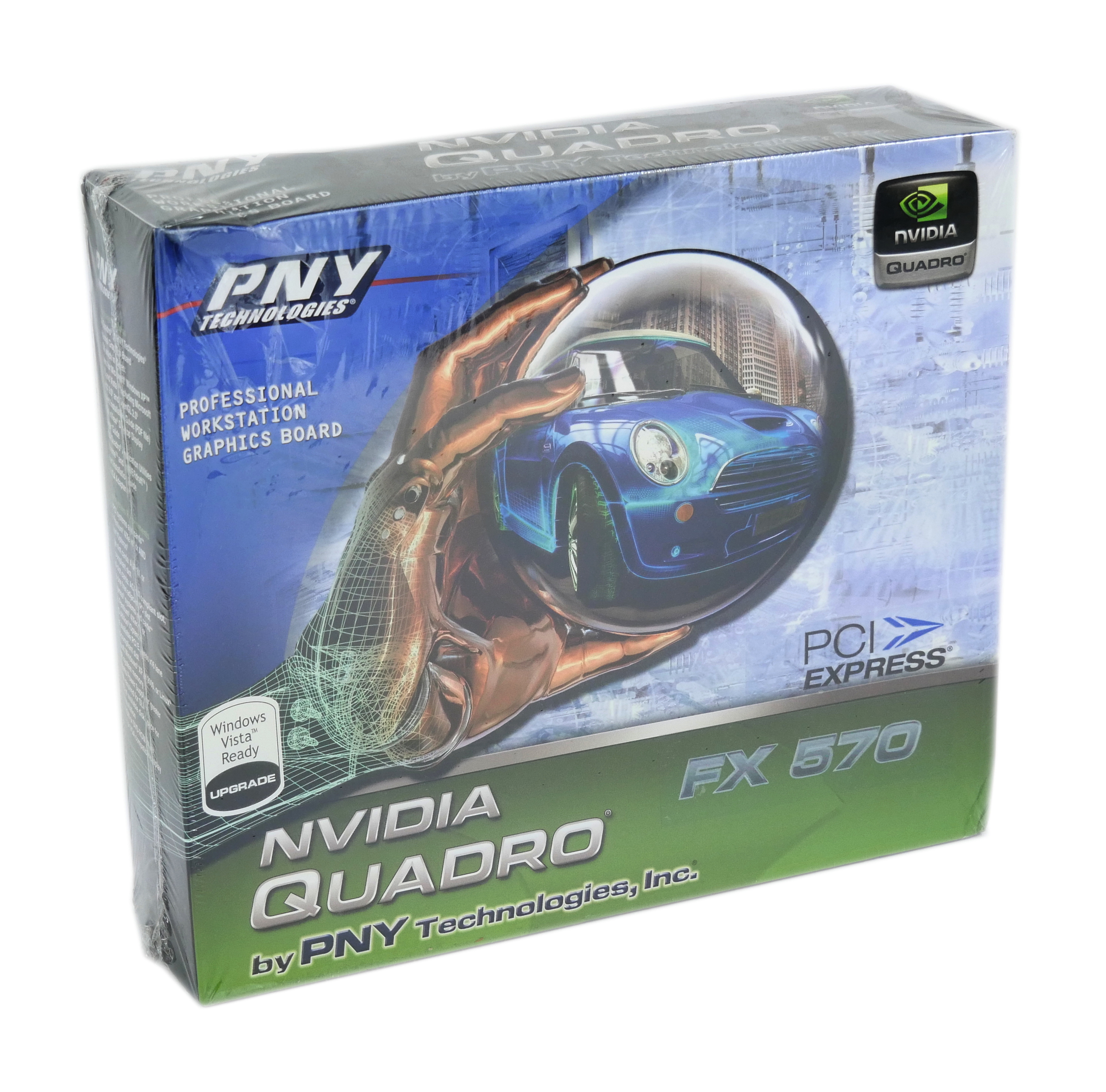 PNY NVIDIA Quadro FX 570 FX570 VCQFX570 256MB DDR2 SDRAM PCI Express x16