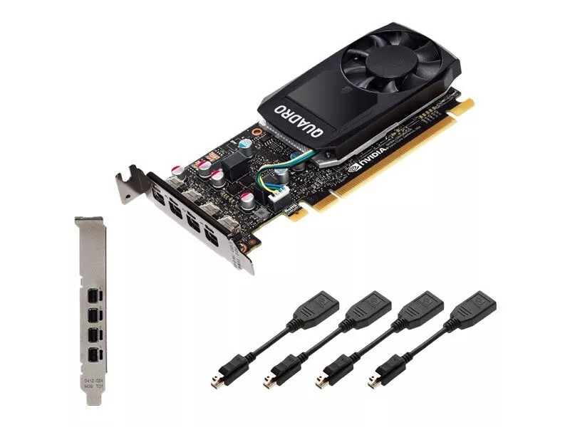 nVIDIA Quadro P620 2GB GDDR5 PCI-E x16 4x miniDP 900-5G212-2540-000