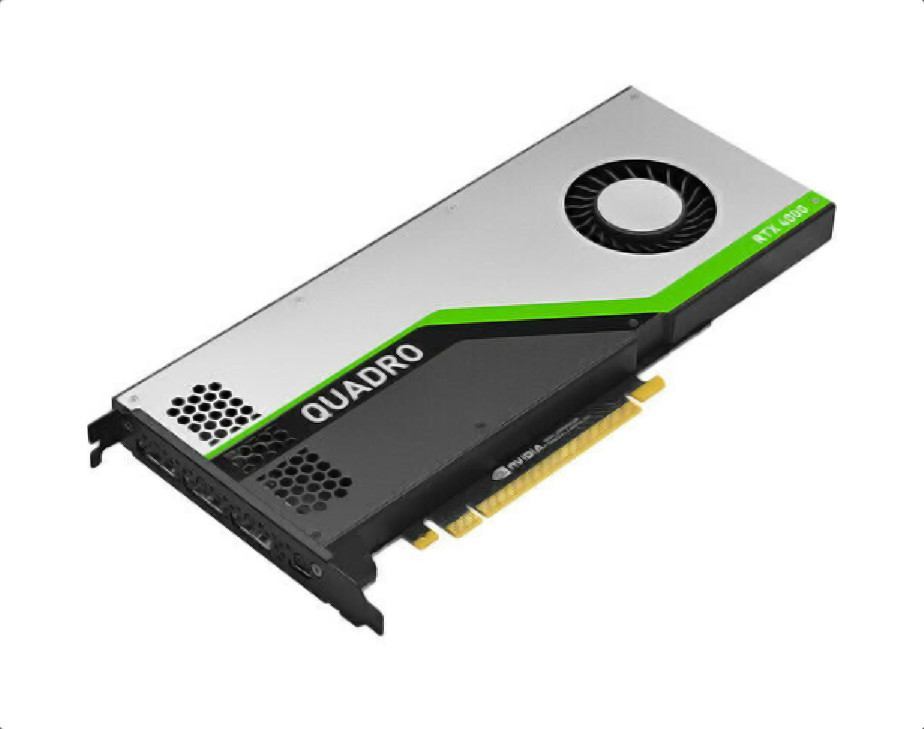 PNY nVIDIA Quadro RTX 4000 8GB PCI-E 3xDP 1xVirtuallink USB-C RVCQRTX4000