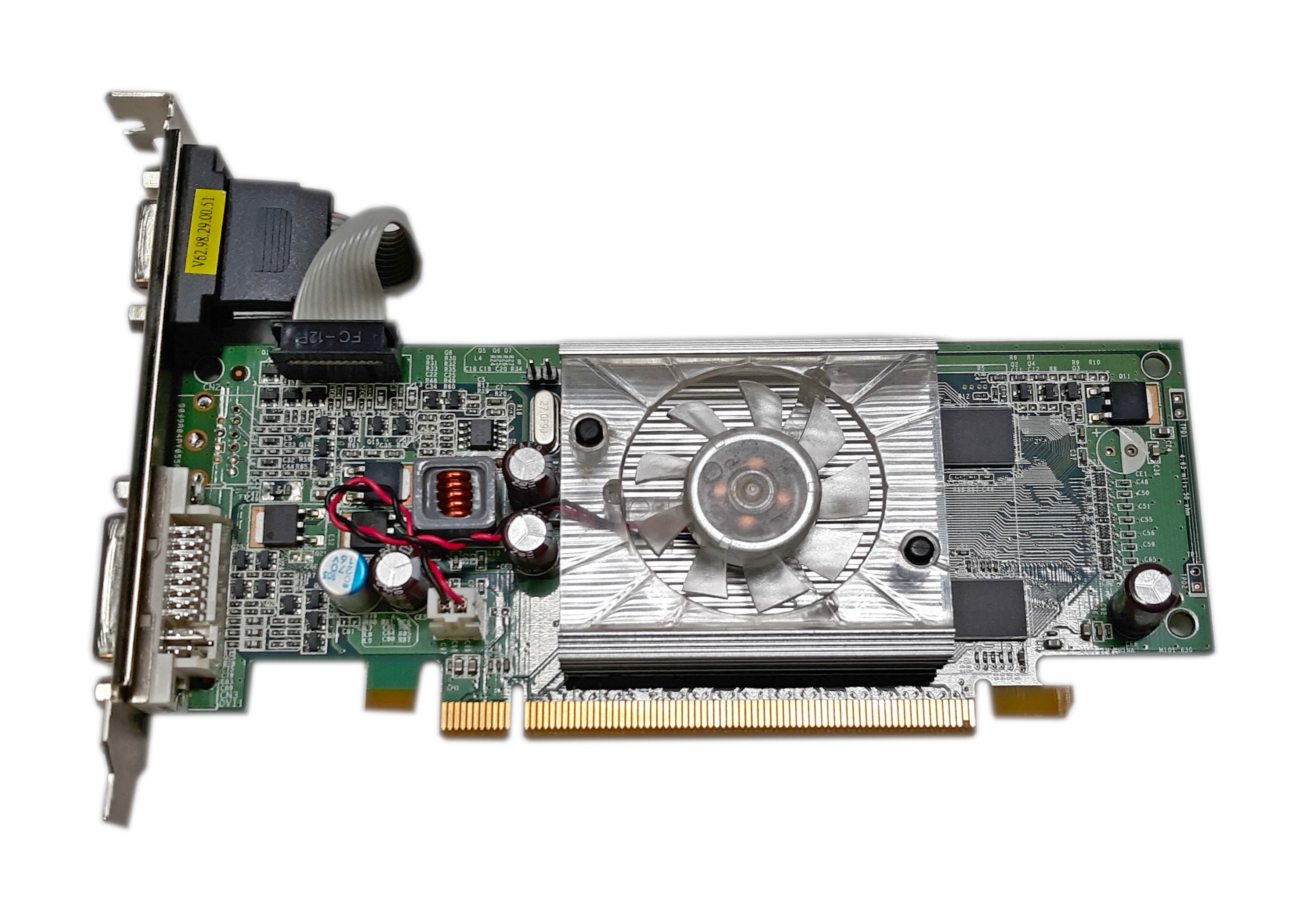 PNY Nvidia GeForce 8400GS 256MB DDR2 PCI-Express 2.0 DVI VGA Low Profile Graphics Card VCG84R2SXPB