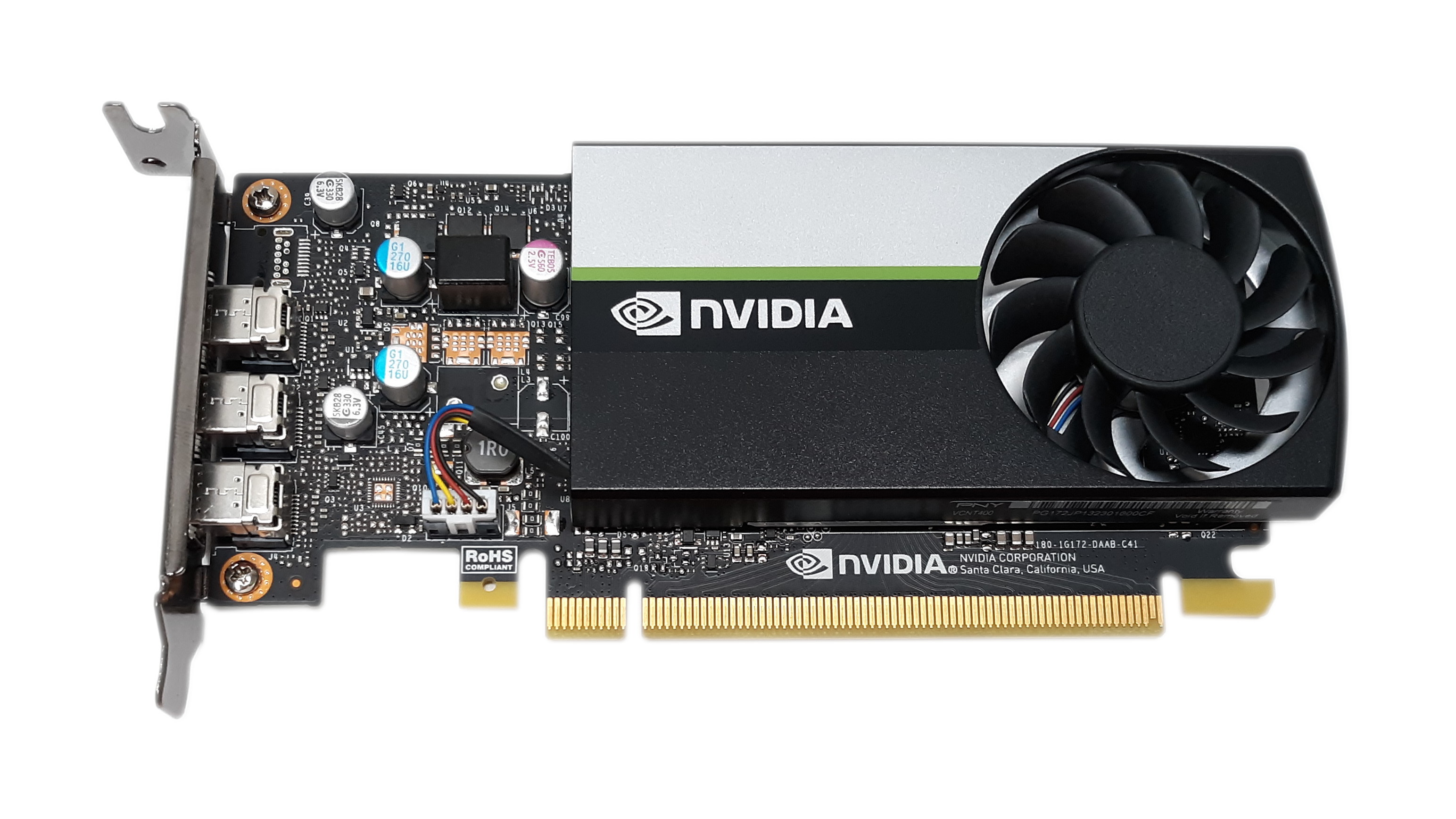 PNY nVIDIA T400 2GB GDDR6 PCI-E x16 3 Mini DP 900-5G172-1701-000 RVCNT400 - Click Image to Close