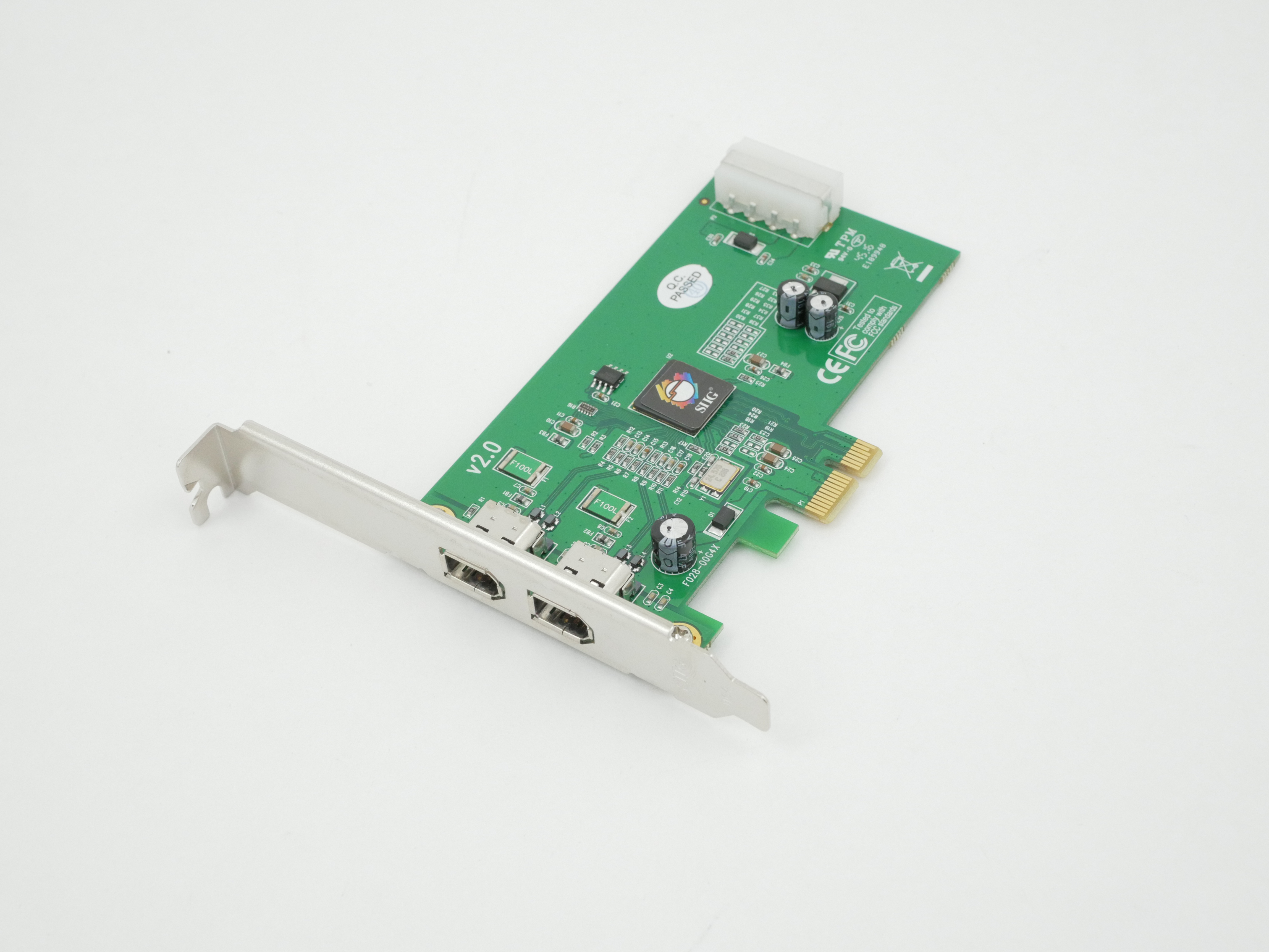 SIIG FireWire 1394a 2-Ports PCIe x1 Adapter Card NN-E20012-S2