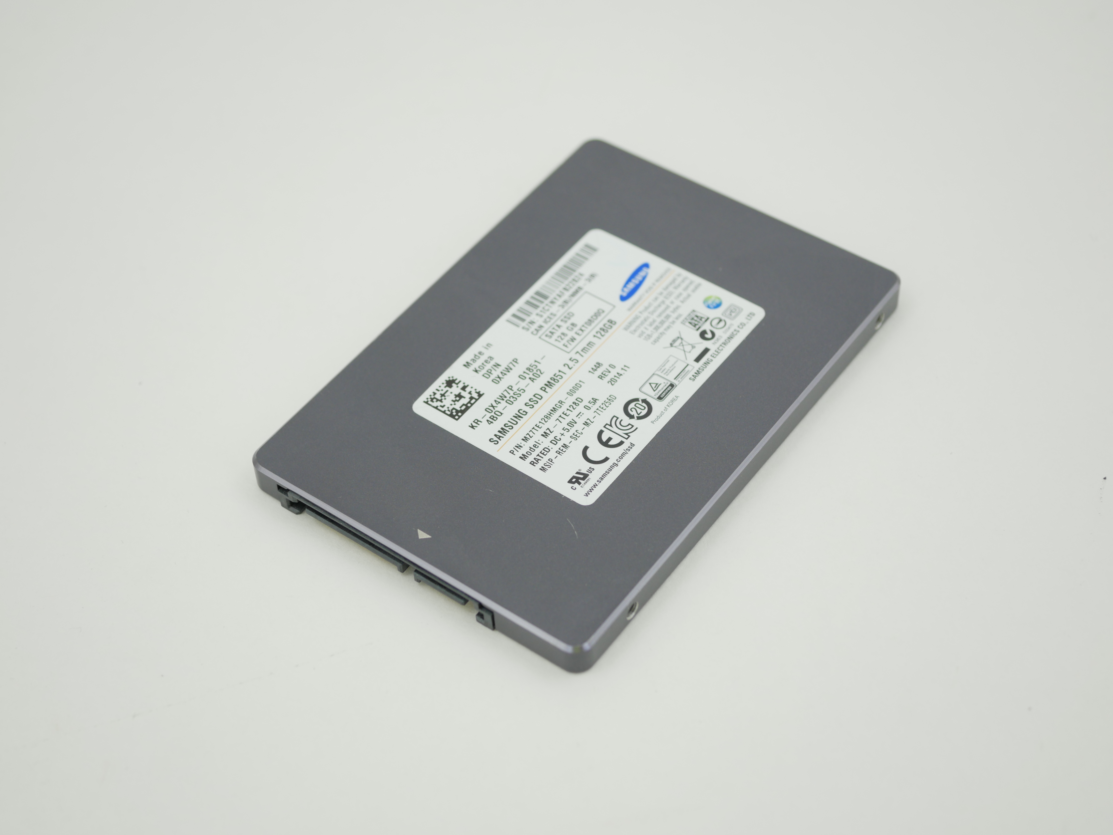 Dell Samsung SSD 128GB PM851 2.5" MZ-7TE128D MZ7TE128HMGR X4W7P