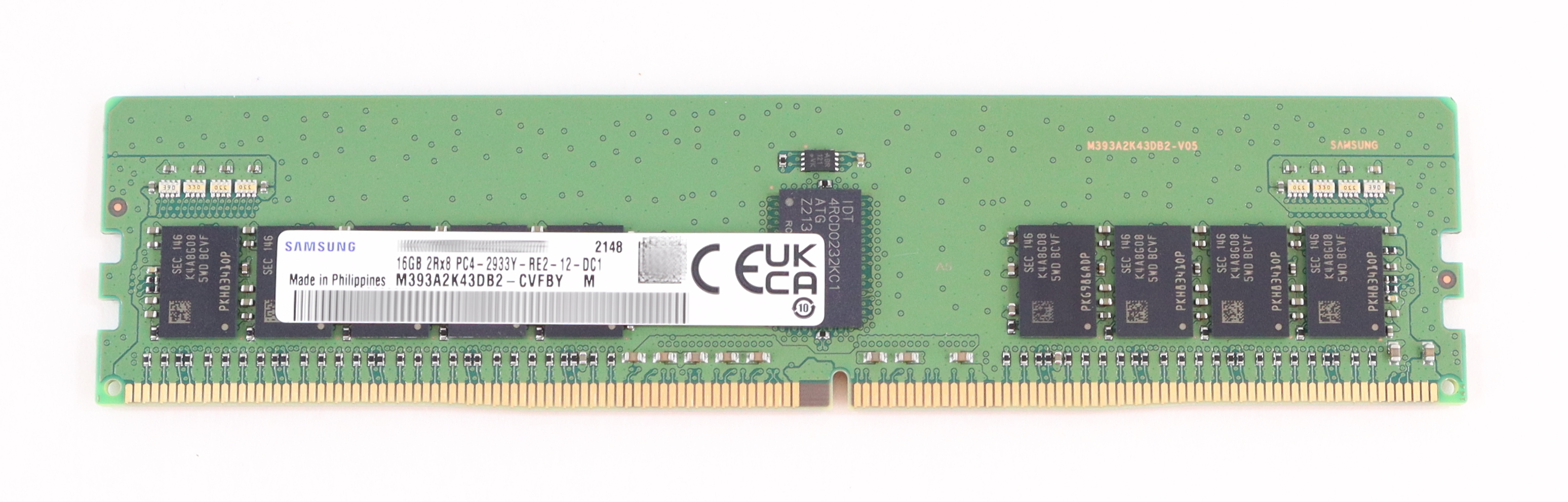 SAMSUNG 16GB DDR4-2933MHZ 2RX8 RDIMM Memory RAM M393A2K43DB2-CVF