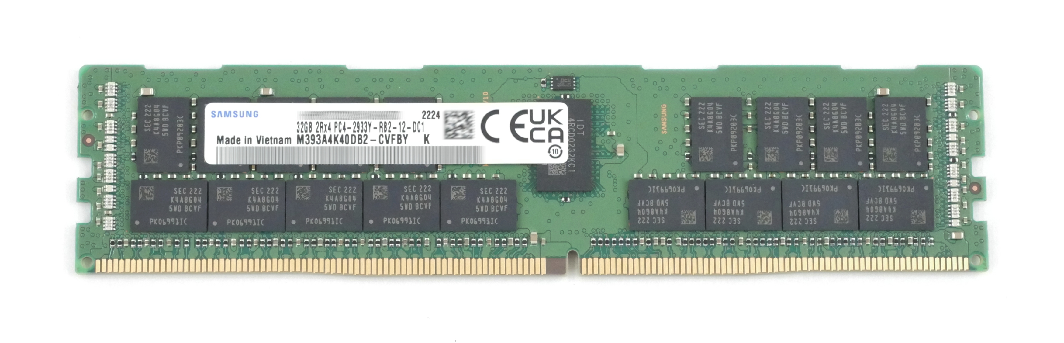 Samsung 32GB M393A4K40DB2-CVF PC4-2933Y Dimm 288pin ECC 1.2V Server Memory