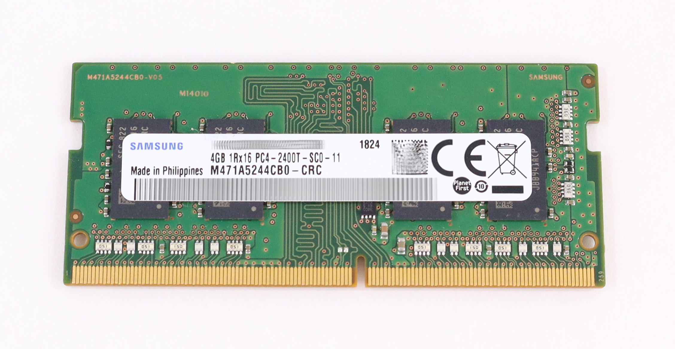 Samsung 4GB M471A5244CB0-CRC PC4-2400T DDR4 SoDIMM - Click Image to Close