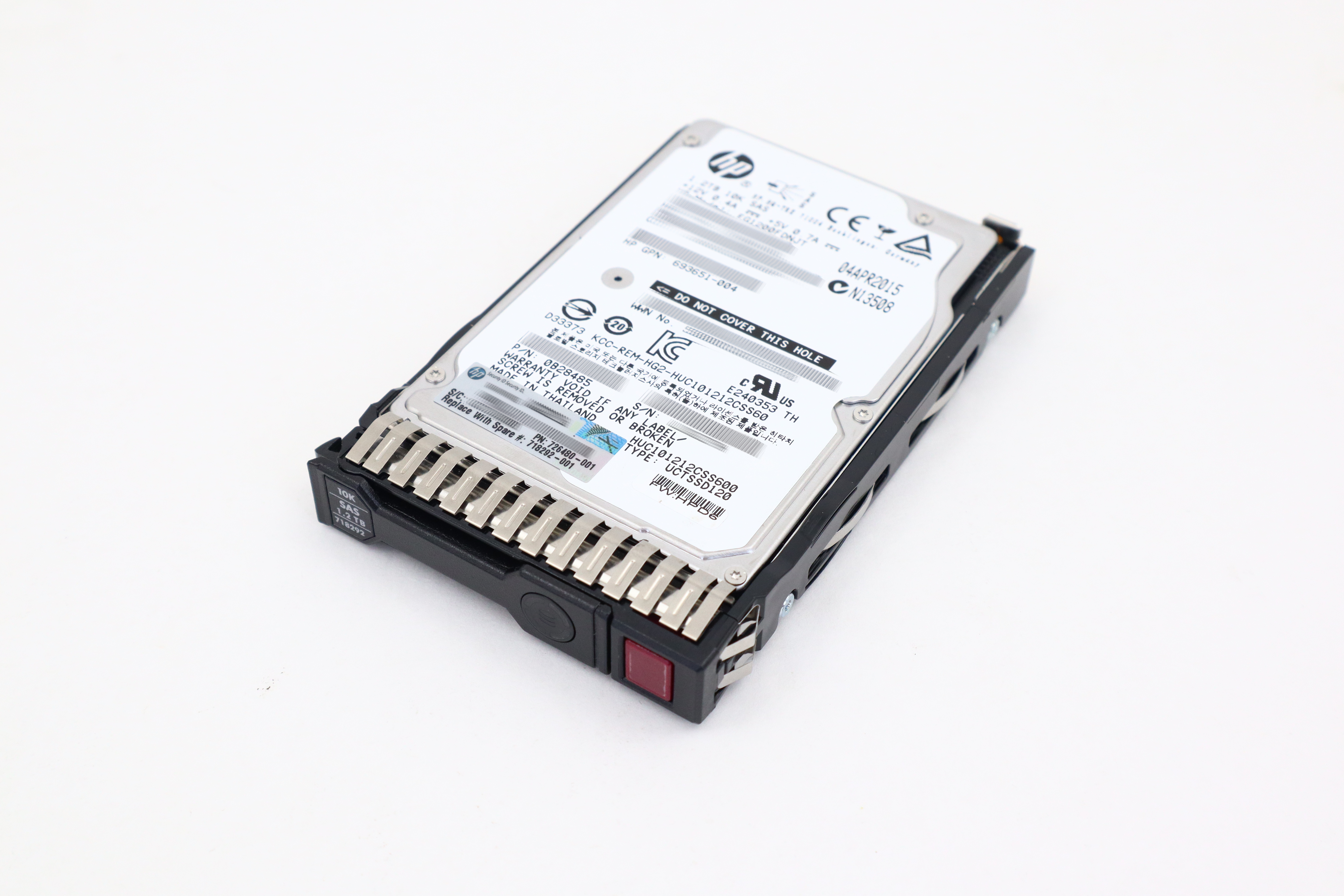 HP Seagate 1.2TB 10K RPM SAS 6GB/s SFF 2.5" EG1200FDJYT 718159-002 718292-001