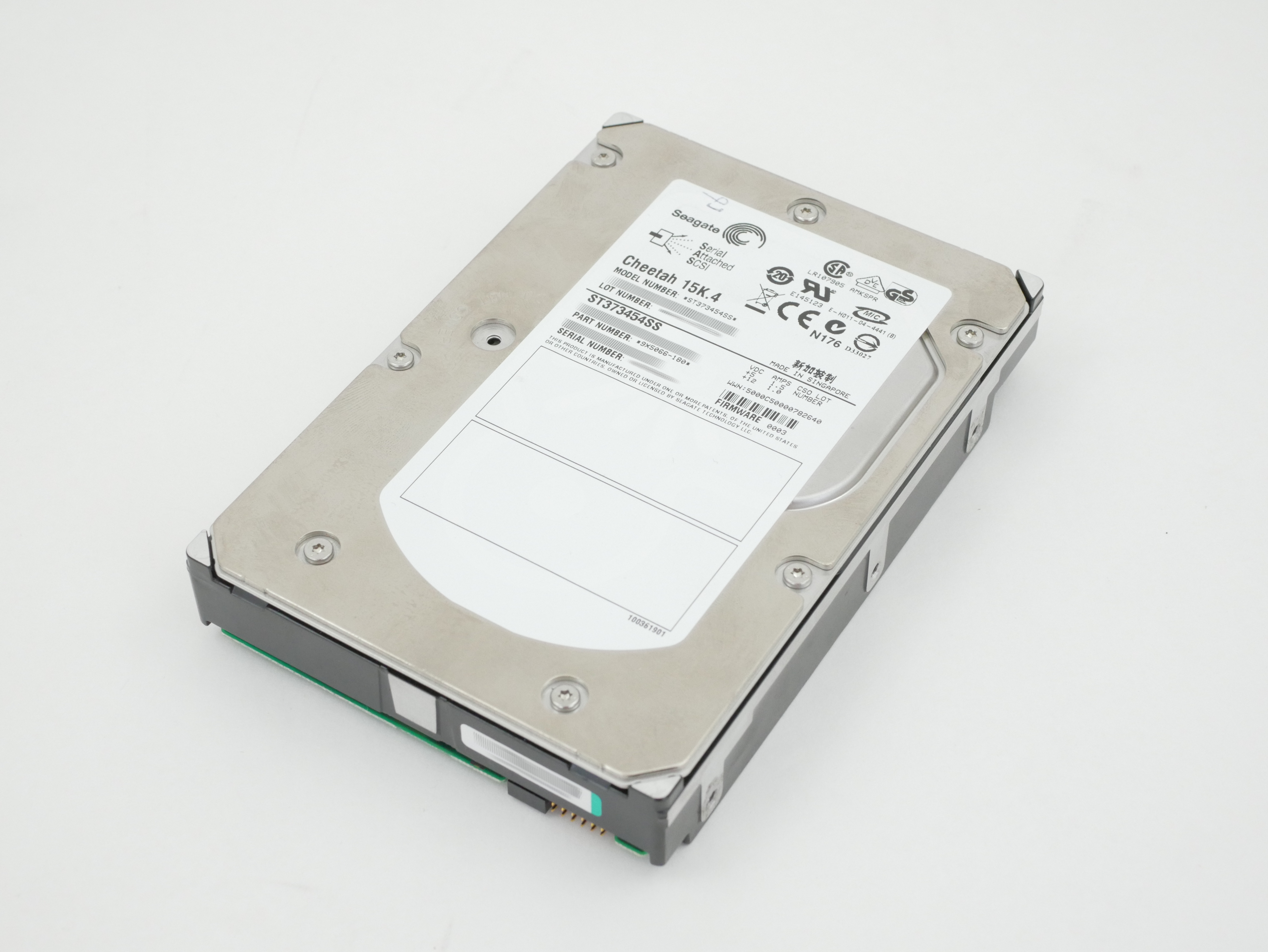 Seagate Cheetah 74GB 15K RPM 8MB Cache SAS 3.5" ST373454SS 9X5066-180