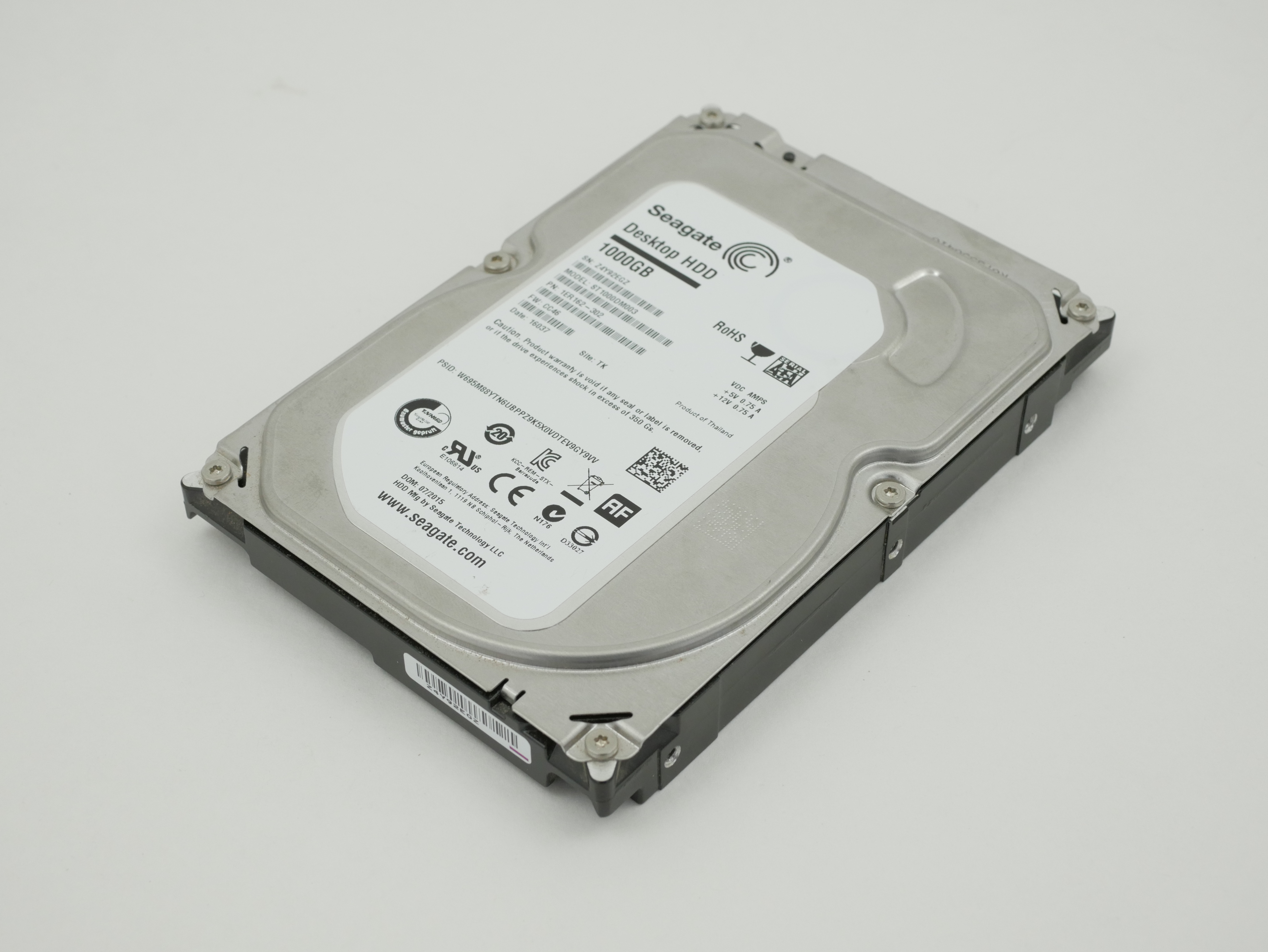 Seagate 1TB HDD 7.2K RPM 64MB Cache SATA 6.0Gb/S 3.5" ST1000DM003 1ER162-302