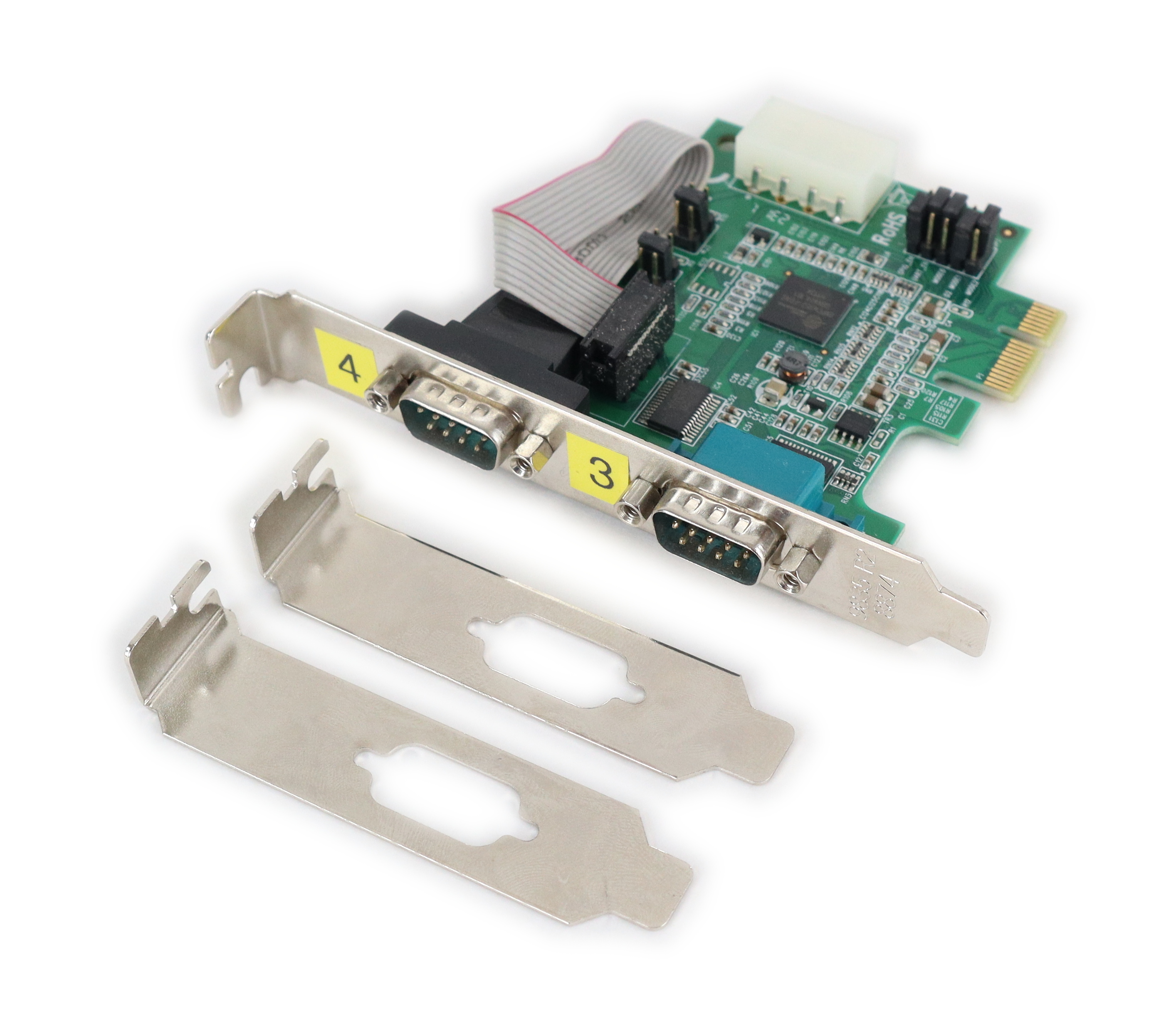 StarTech PEX2S952 2-Ports PCI Express Serial Adapter Card with 16950 Uart - Click Image to Close