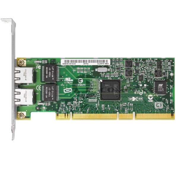 SUN Intel Pro/1000 1000GT PCI-X Dual RJ45 Network Adapter D37245-002 371-0911-01