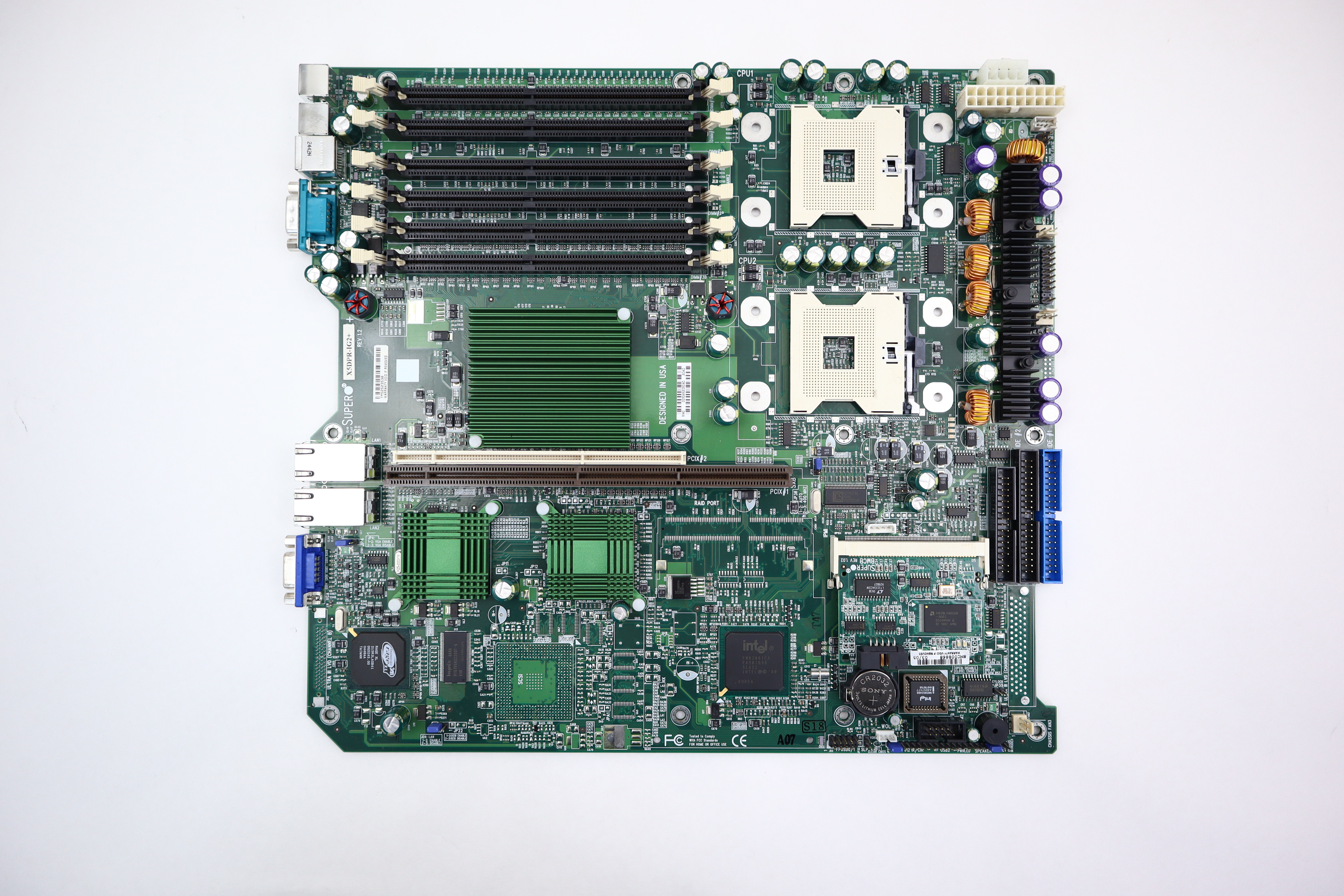 Supermicro Motherboard Socket 604 +AOC BMCB X5DPR-IG2+