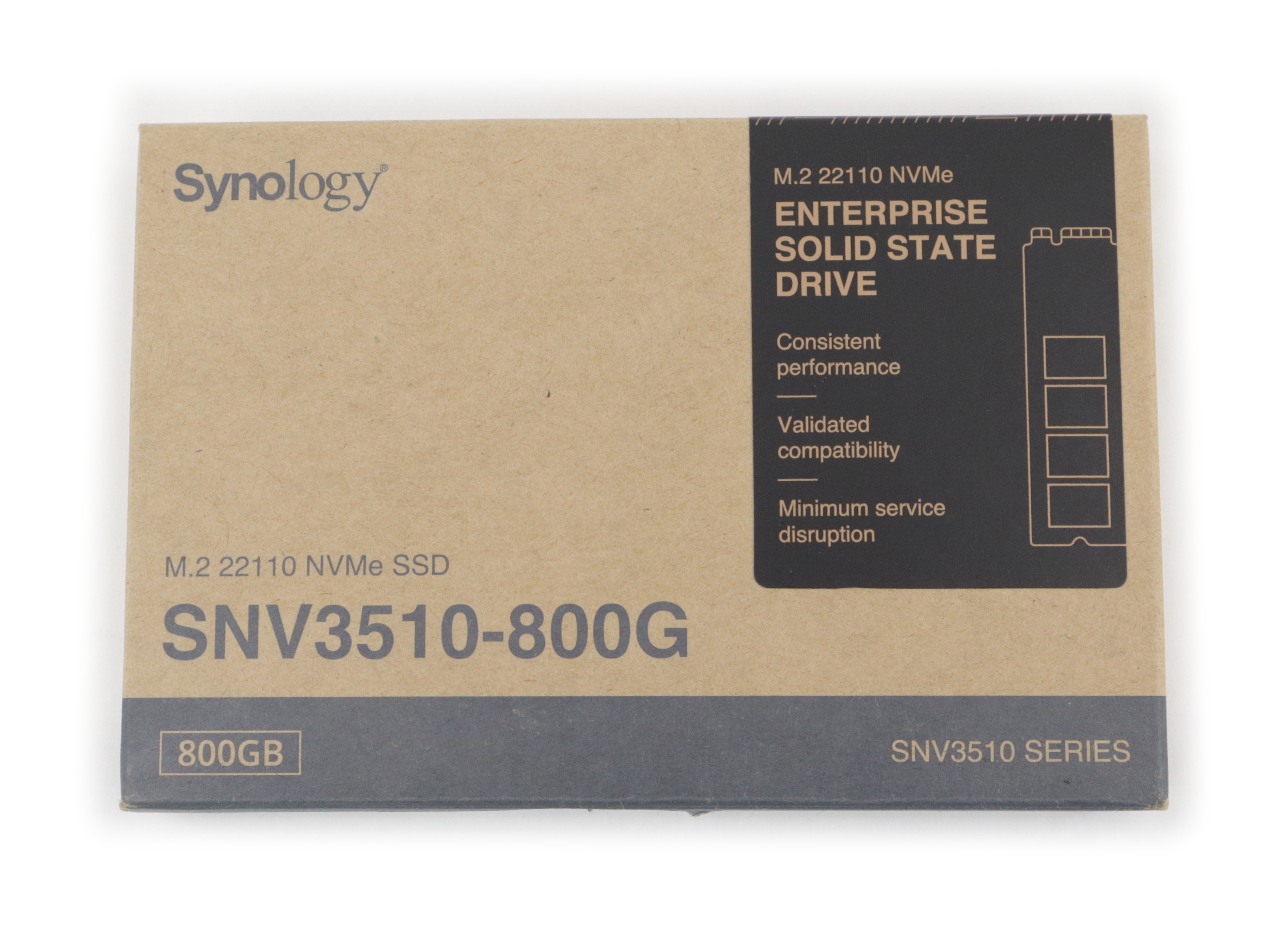 Synology Enterprise 800GB SNV3510-800G SSD NVMe M.2 22110 PCIe 3.0 17-530800G01