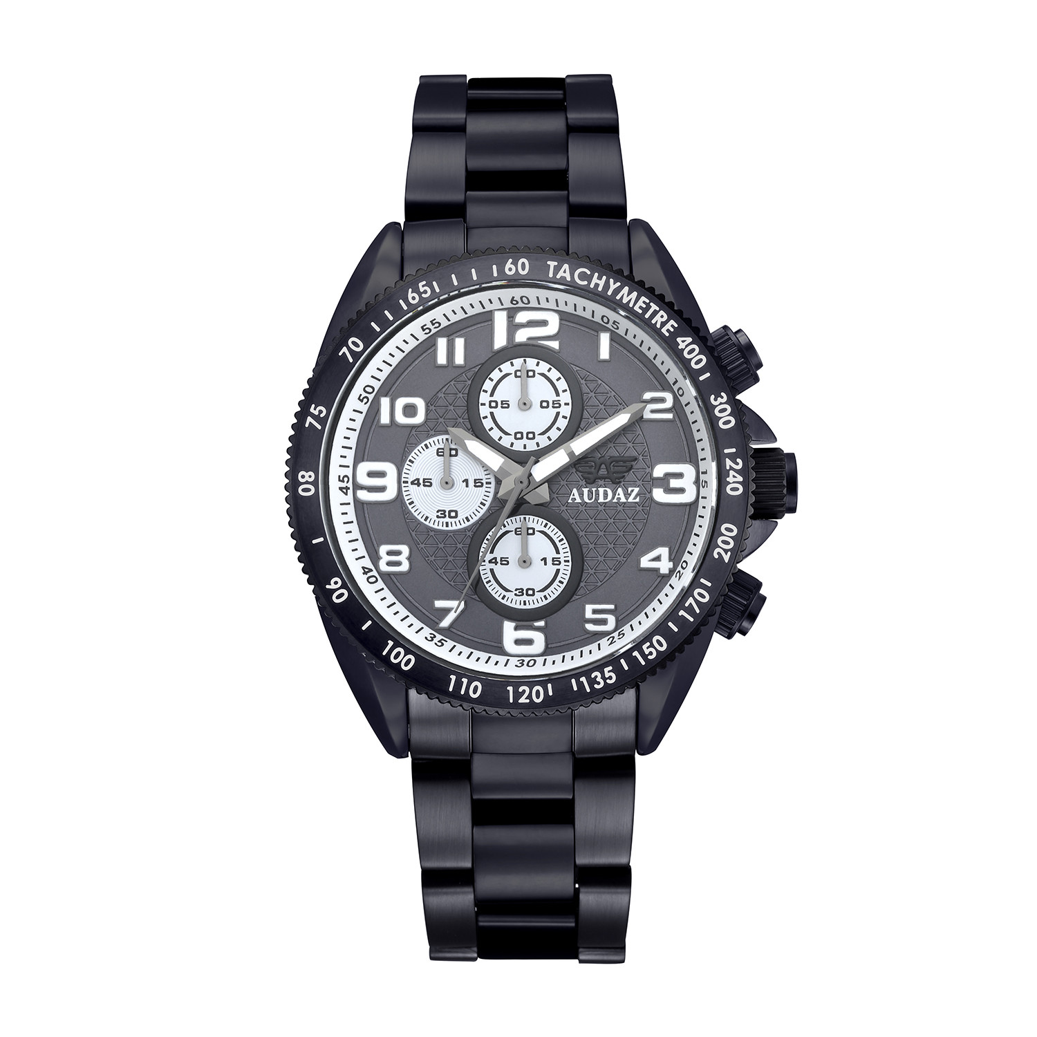 Audaz Sprinter Men's Diver Watch 45mm Gray Dial Quartz Chronograph ADZ-2025-03