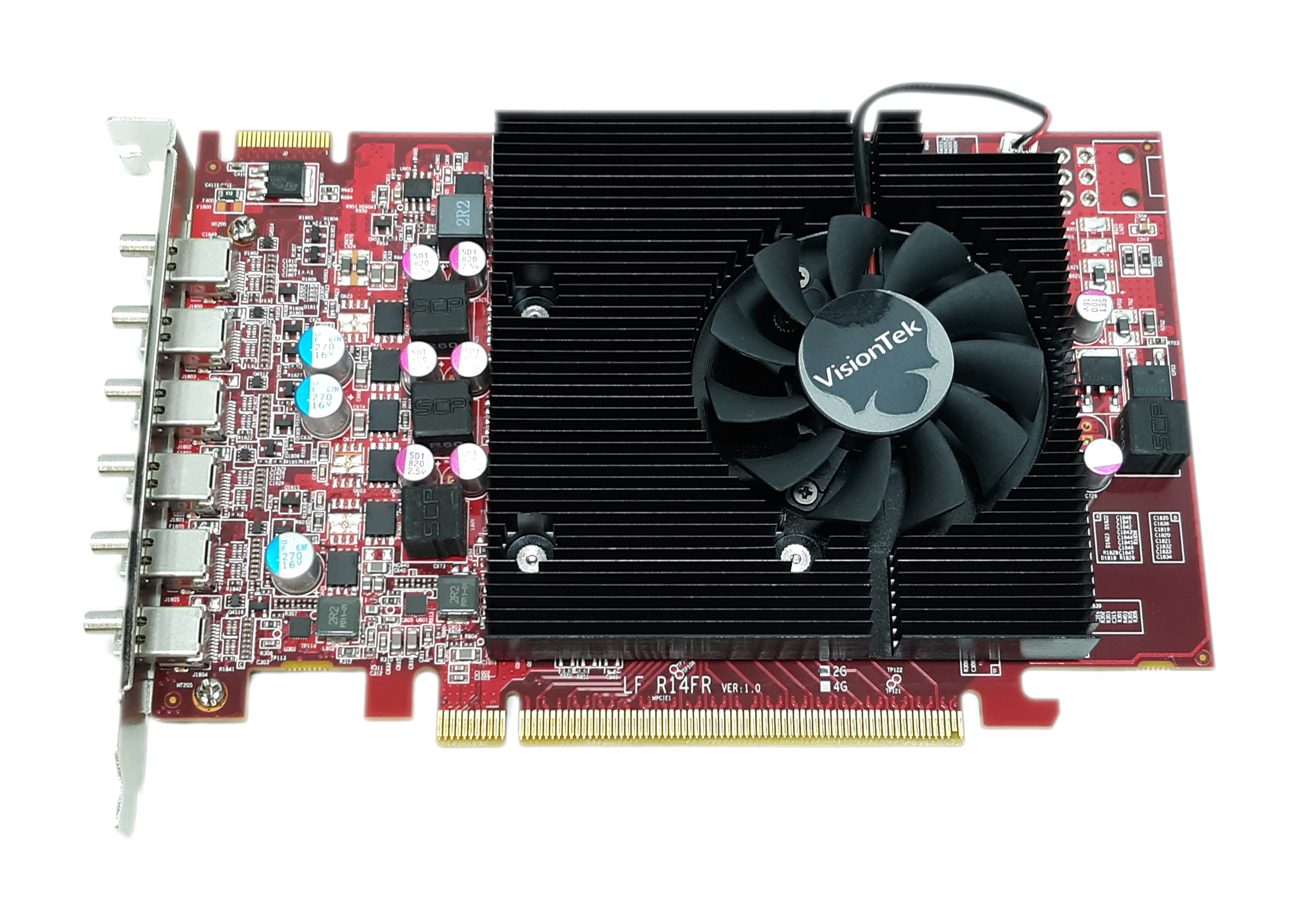 VisionTek Radeon HD 7750 2GB GDDR5 PCIe 6M 6xmini-DP 7750x62 PC PCB# R14FR-HJ6U