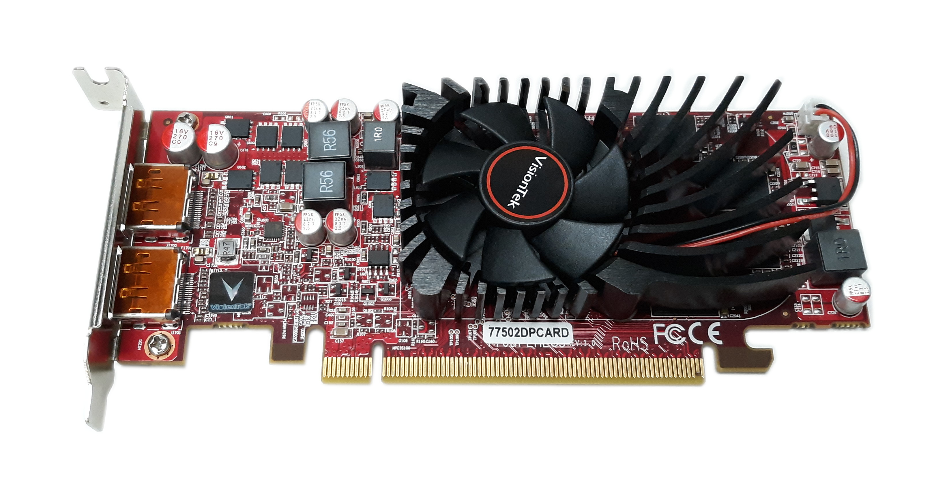 VisionTek Radeon HD 7750 2Gb GDDR5 PCIe x16 SFF Dual DP VT-775BDPLG5-G26