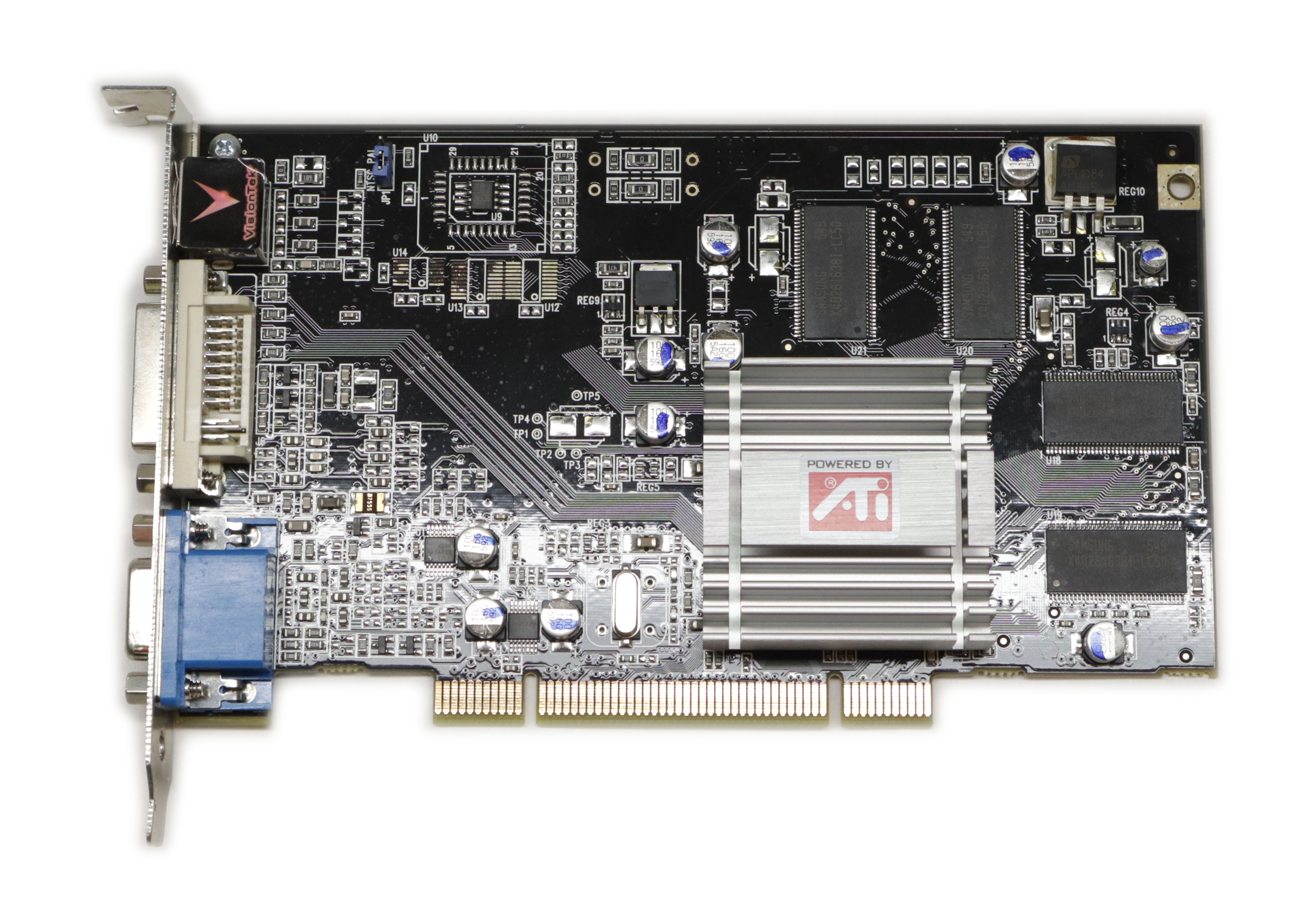 VisionTek Radeon 7000 64MB PCI VGA DVI S-video VT-RAD7K 64P VTK-191821