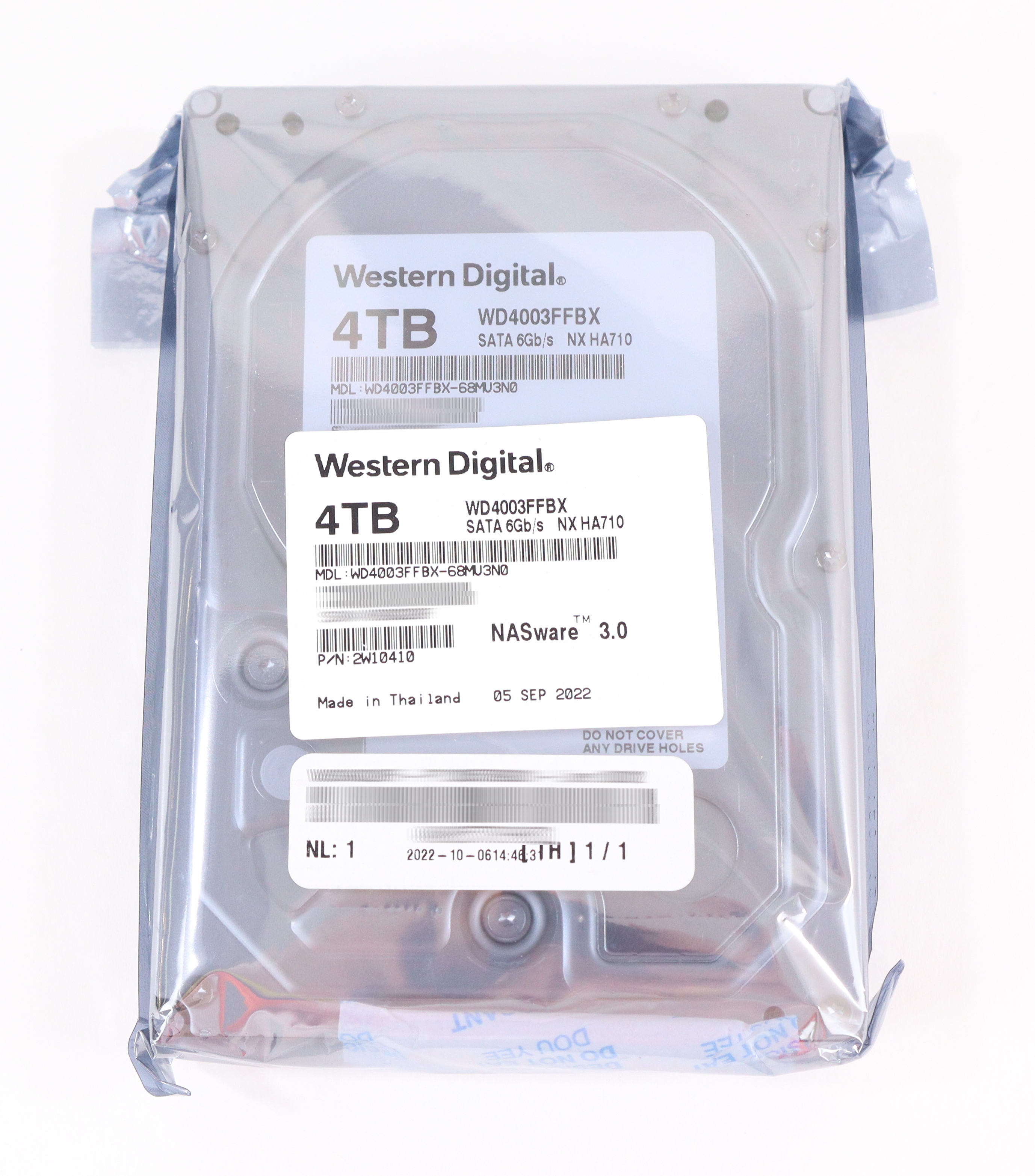 WD RED PRO 4TB 7.2K SATA 3.5IN HDD Hard Drive WD4003FFBX - Click Image to Close