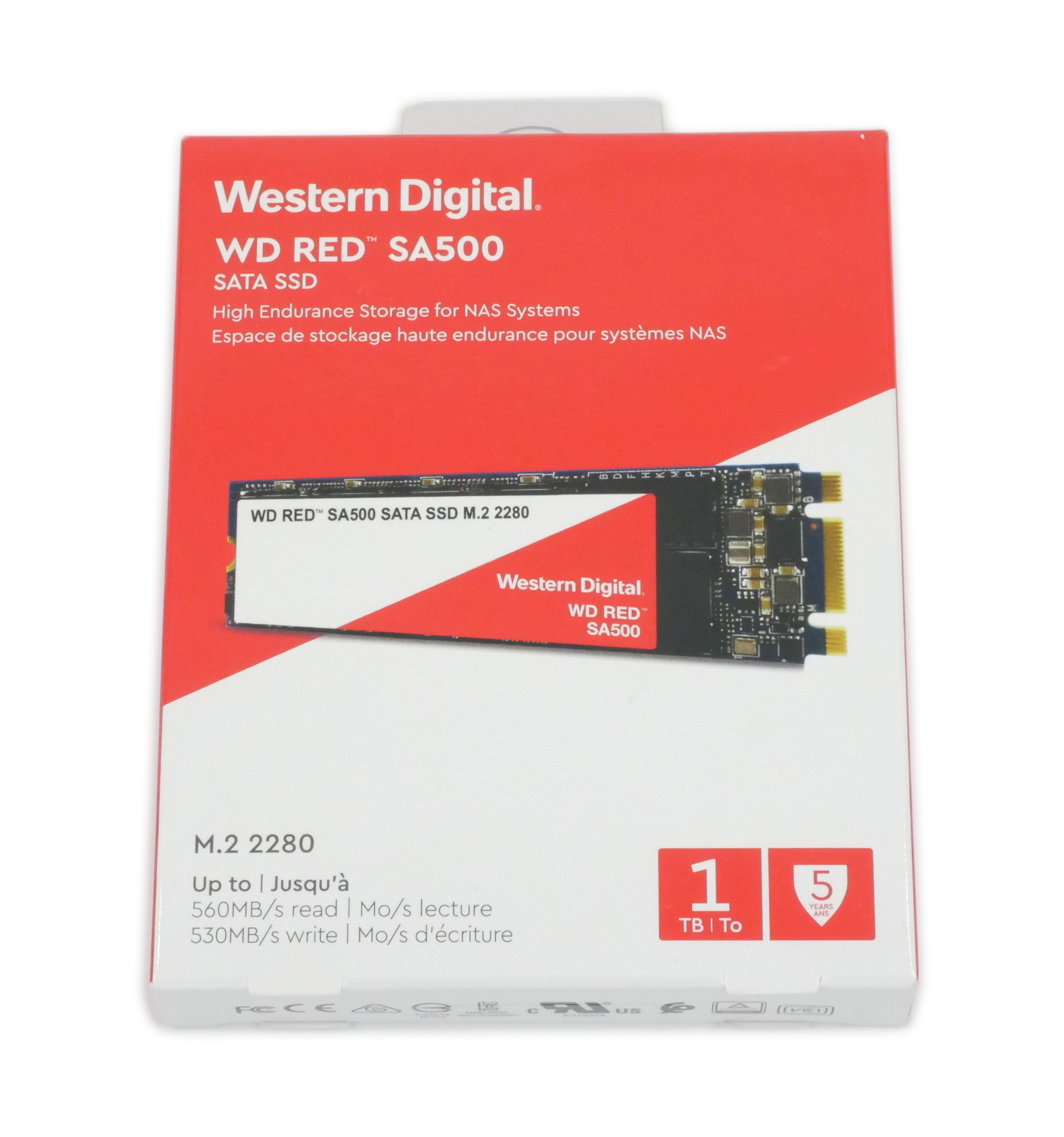 Western Digital 1TB Red SA500 WDS100T1R0B-68A4Z0 SSD M.2 2280 SATA 6Gb/s