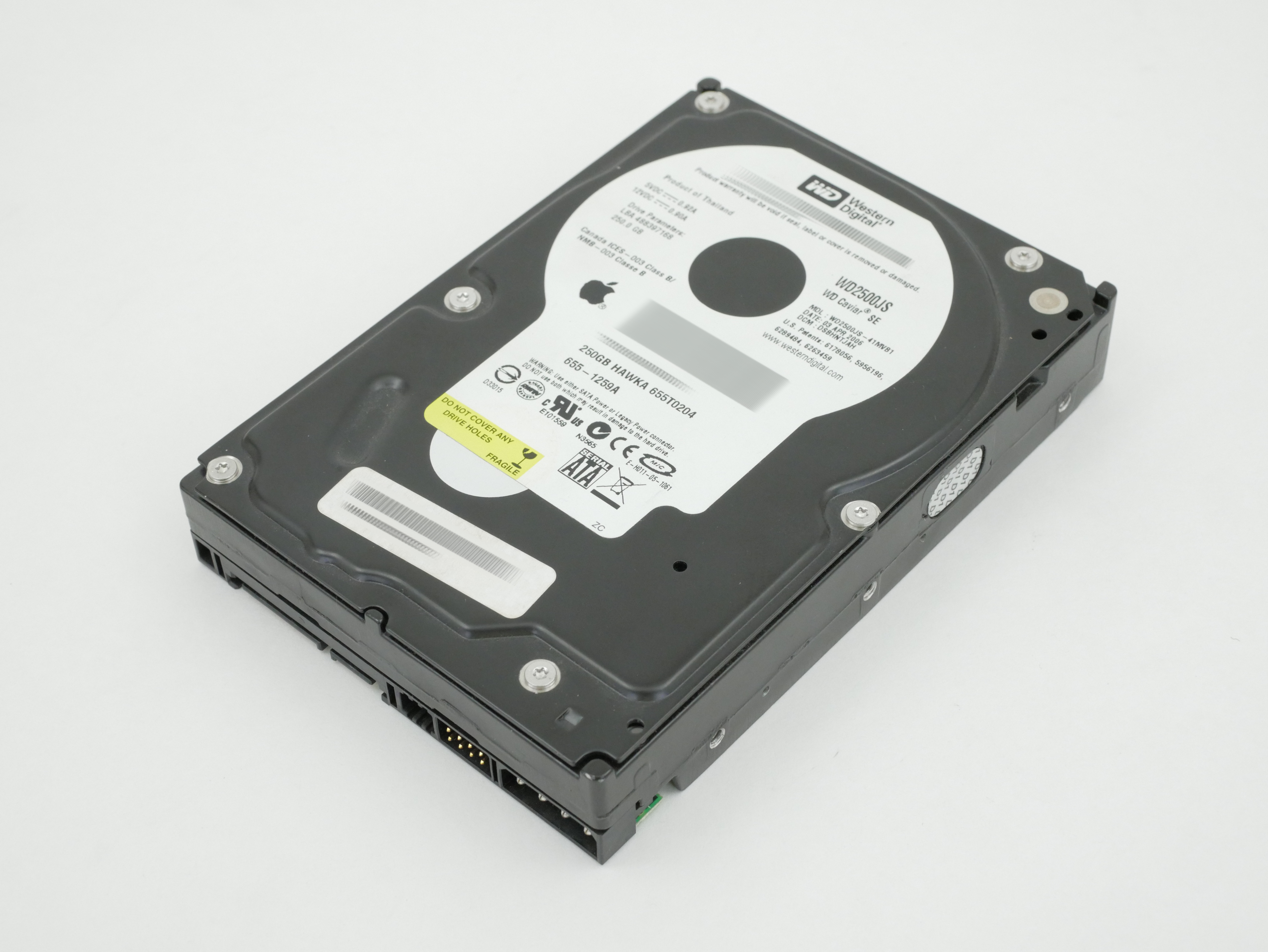 HP WD Caviar SE 250GB 7200RPM 8MB Cache SATA 3.0GB/s 3.5" WD2500JS-41MVB1