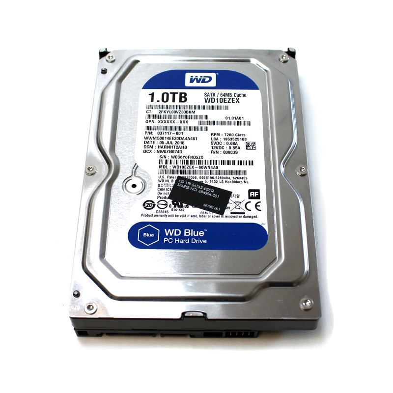 HP WD 1TB WD10EZEX 60WN4A0 7200RPM SATA 6.0GB/s 837117-001 - Click Image to Close