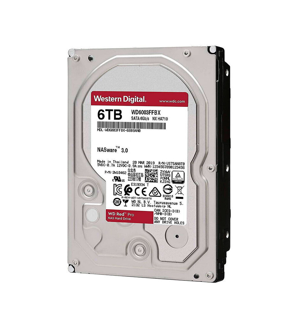 WD RED 6TB 7.2K SATA 3.5IN HDD Hard Drive WD6003FFBX-68MU3N0 2W10411