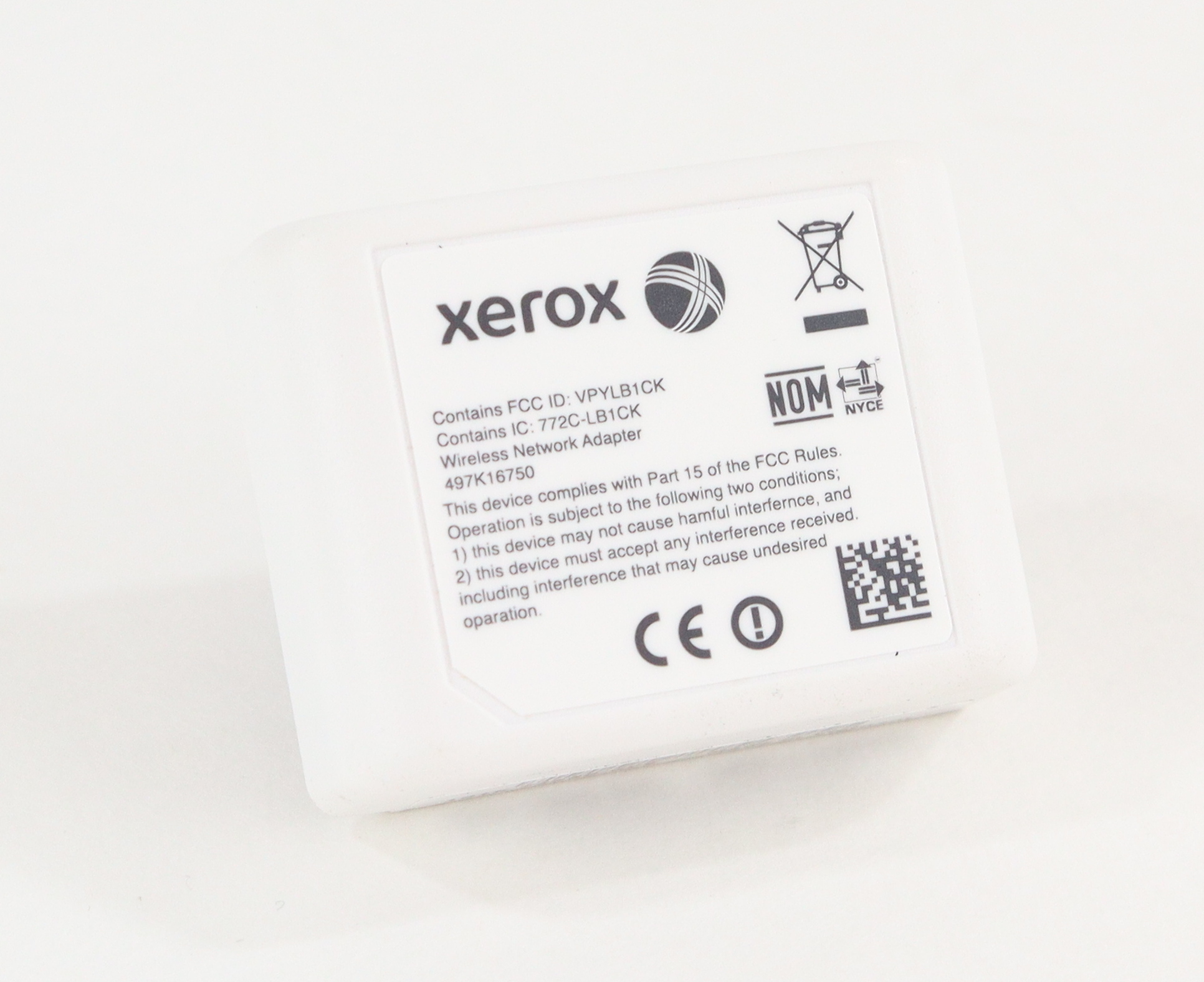 Xerox 497K16750 Wireless Network Adapter for WorkCentre 6515