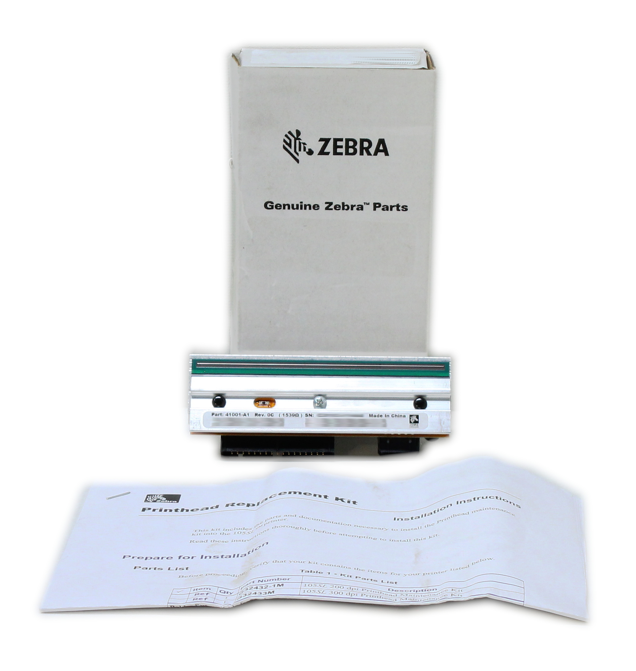 Zebra Technologies Thermal Printhead 41001-A1 Rev 0C