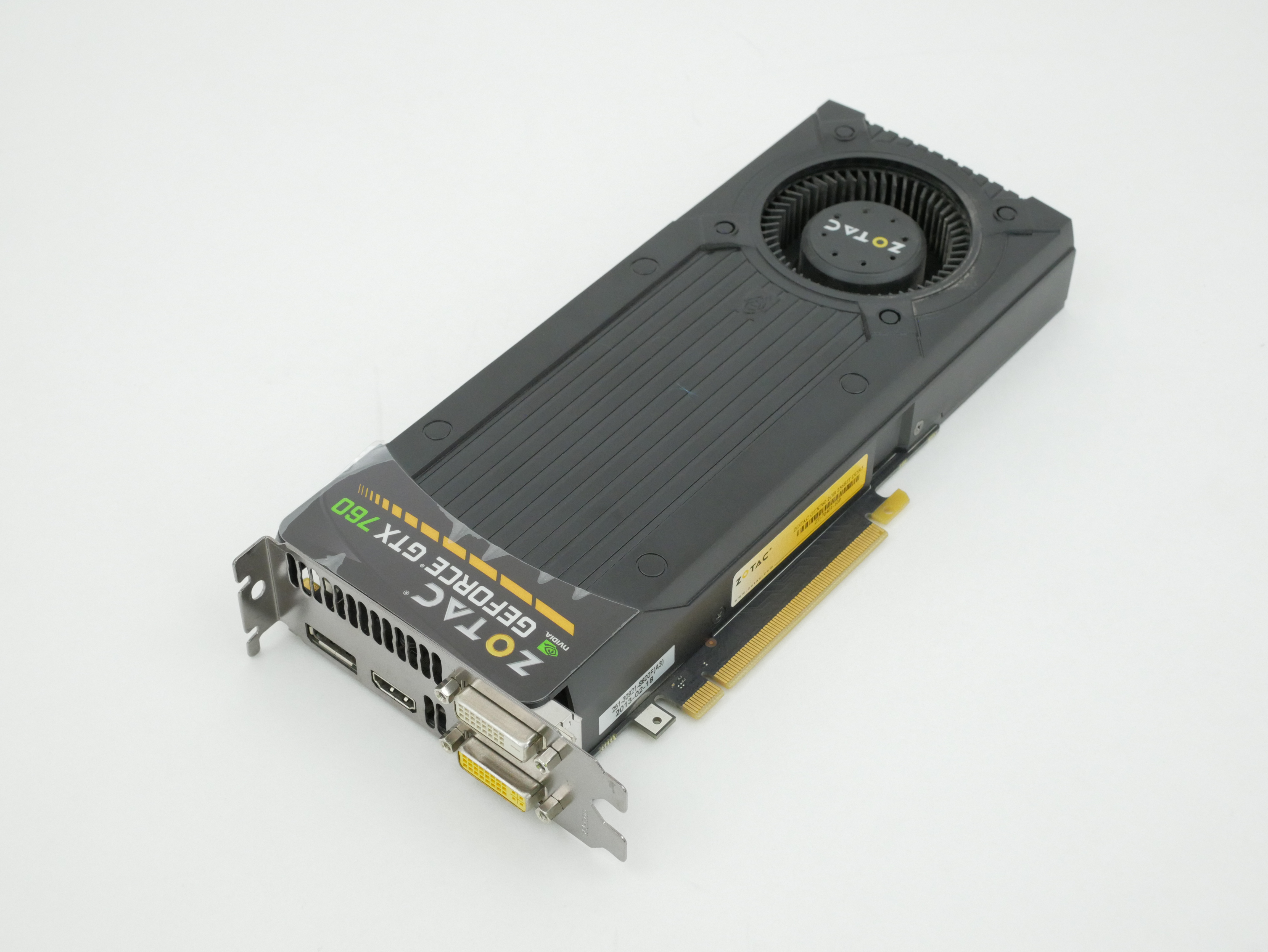 ZOTAC NVIDIA GeForce GTX 760 GTX760 2GB GDDR5 299-3N265-100Z8 ZT-70401-10P