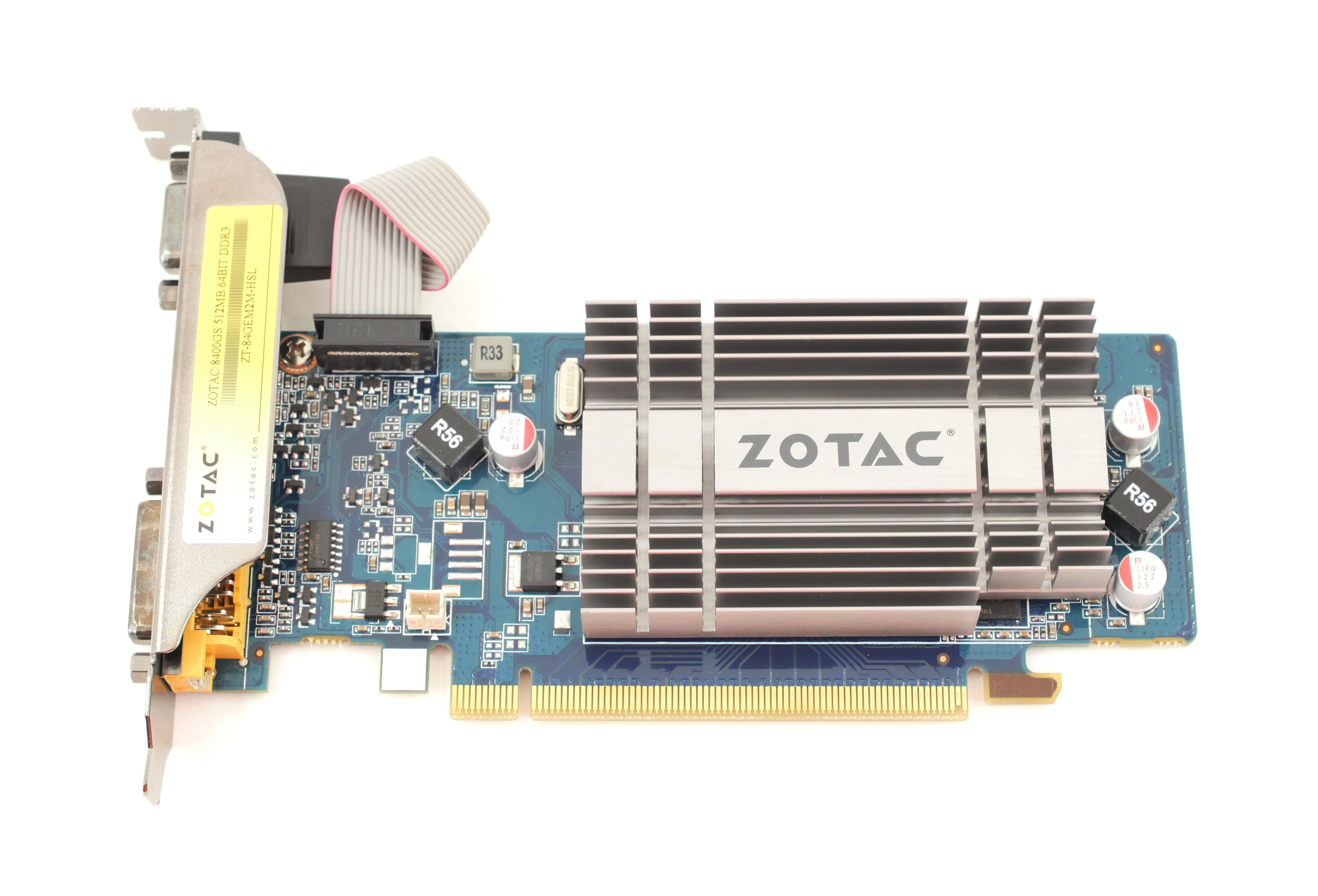 Zotac 8400GS 512MB DDR3 PCIe x16 DVI HDMI VGA 288-3N158-001ZT ZT-84GEM2M-HSL - Click Image to Close
