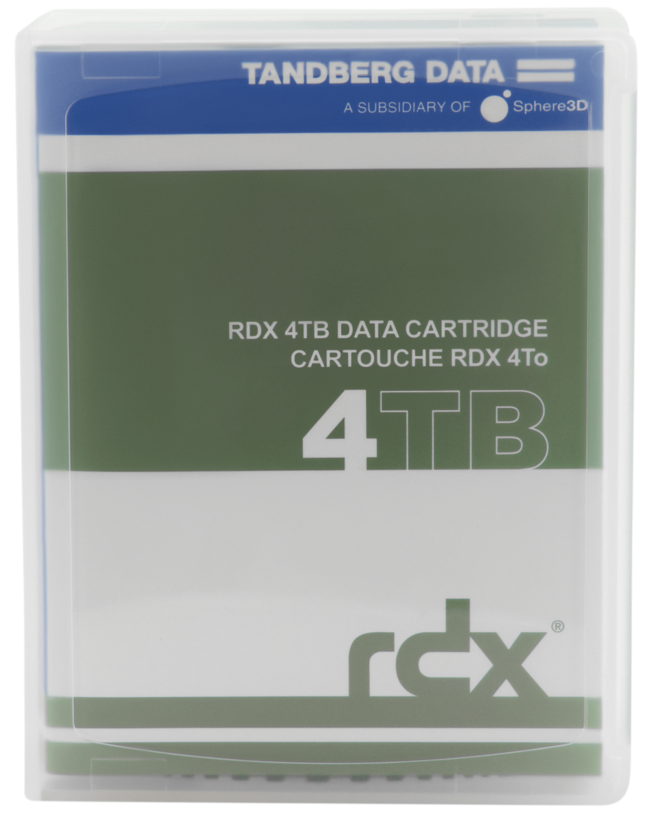 Tandberg QuikStor 8824-RDX removable disk Cartridge RDX 4TB - Click Image to Close