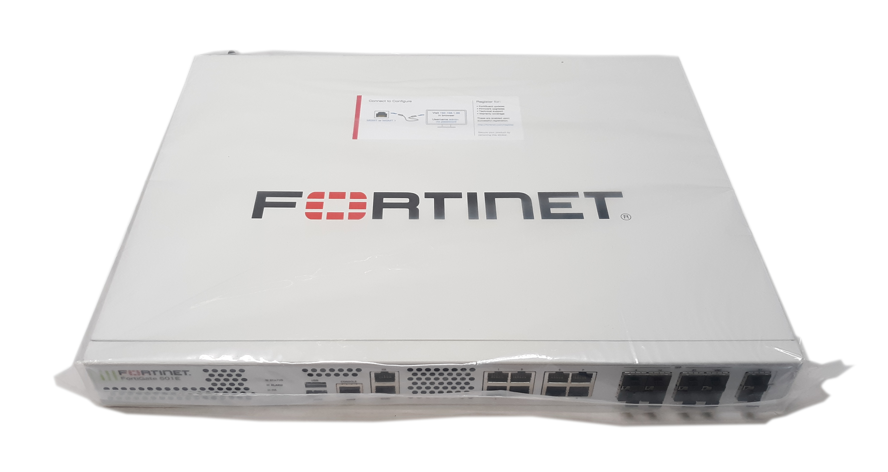 Fortinet FortiGate 601E Security Appliance Firewall Switch FG-601E-BDL-988-12