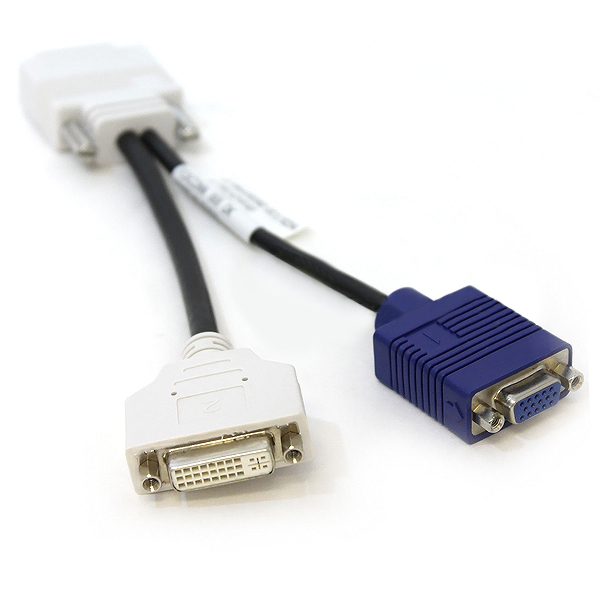 Foxconn DMS59 to 1VGA & 1DVI cable adapter 41R3362 FRU:42Y8183 - Click Image to Close