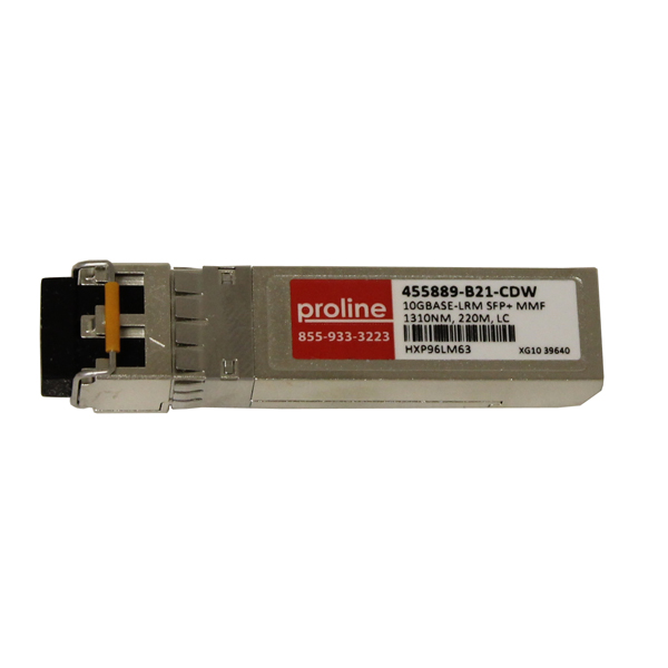 Proline 10GBASE-LRM SFP+ F/HP 1310NM 220M MMF LC 455889-B21