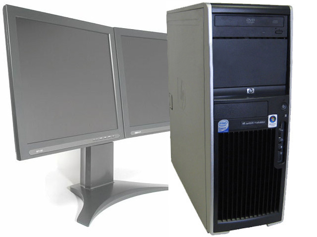 HP XW4600 Workstation Dual Core 2 Duo 2.4GHz/2GB/80GB/FX 1500