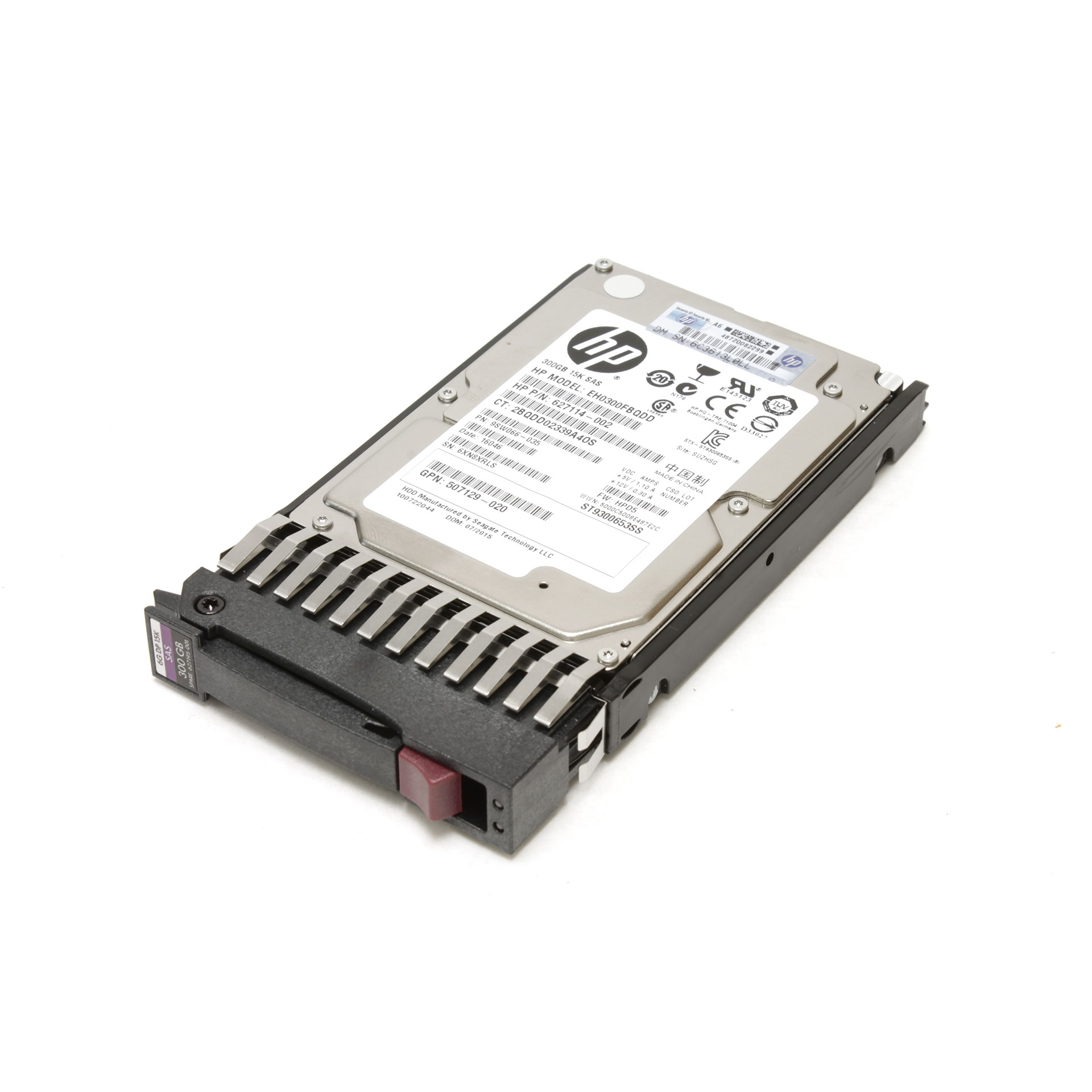 HP Seagate 300GB EH0300FBQDD 9SW066-035 15K 2.5" SAS 627114-002