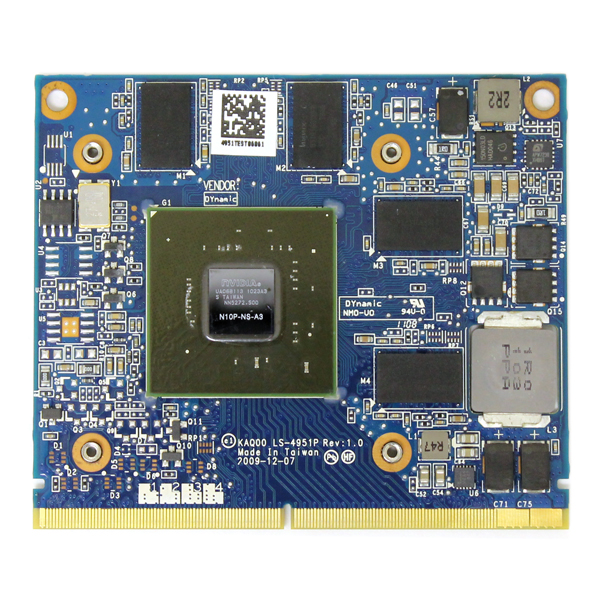Nvidia NVS 5100M 1GB MXM Mobile Video Card N10P-NS-A3 595820-001