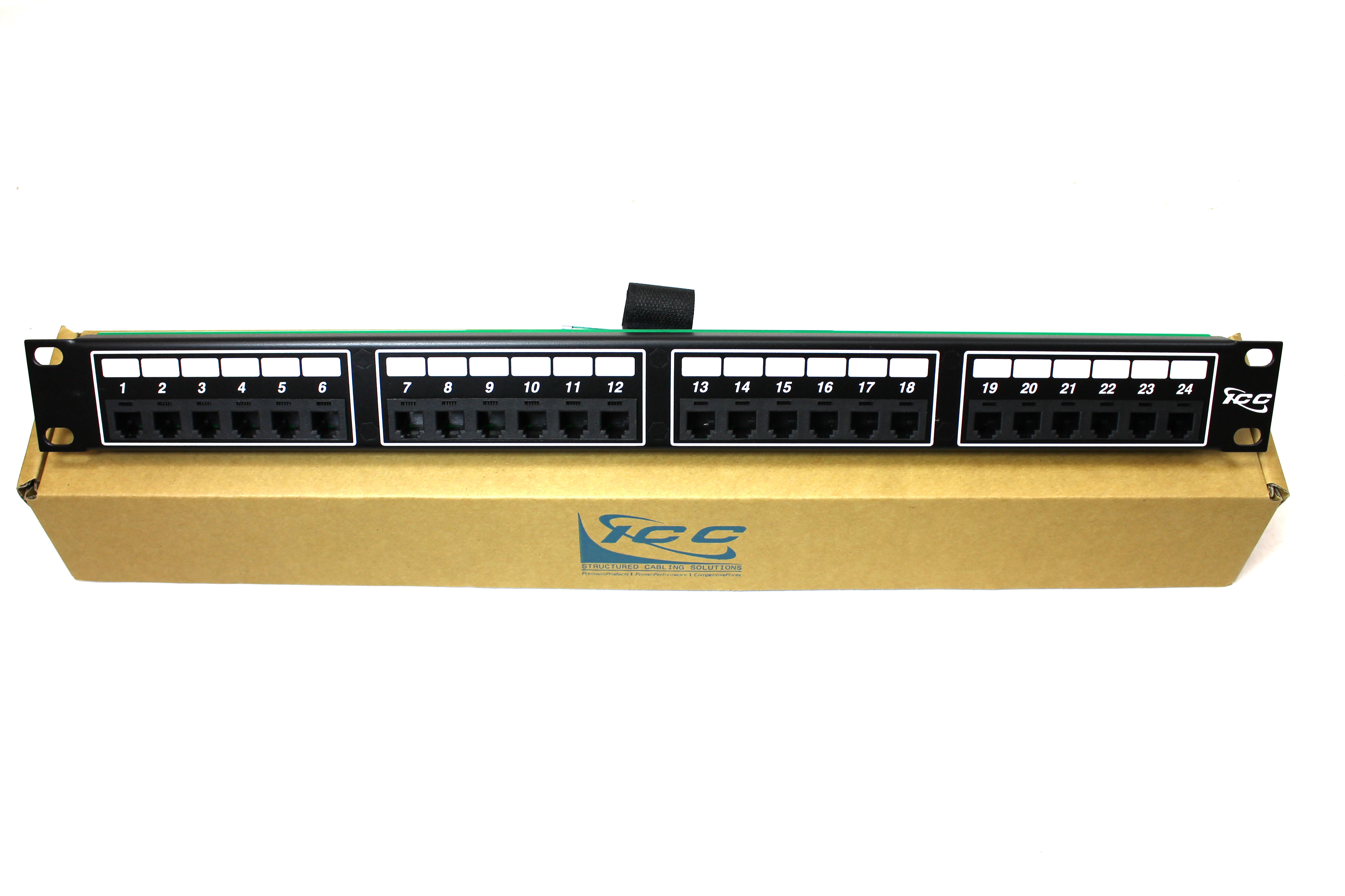 ICC ICMPP024T2 patch panel 1U 19" TELCO 6P2C 24 PORTS 1 RMS - Click Image to Close