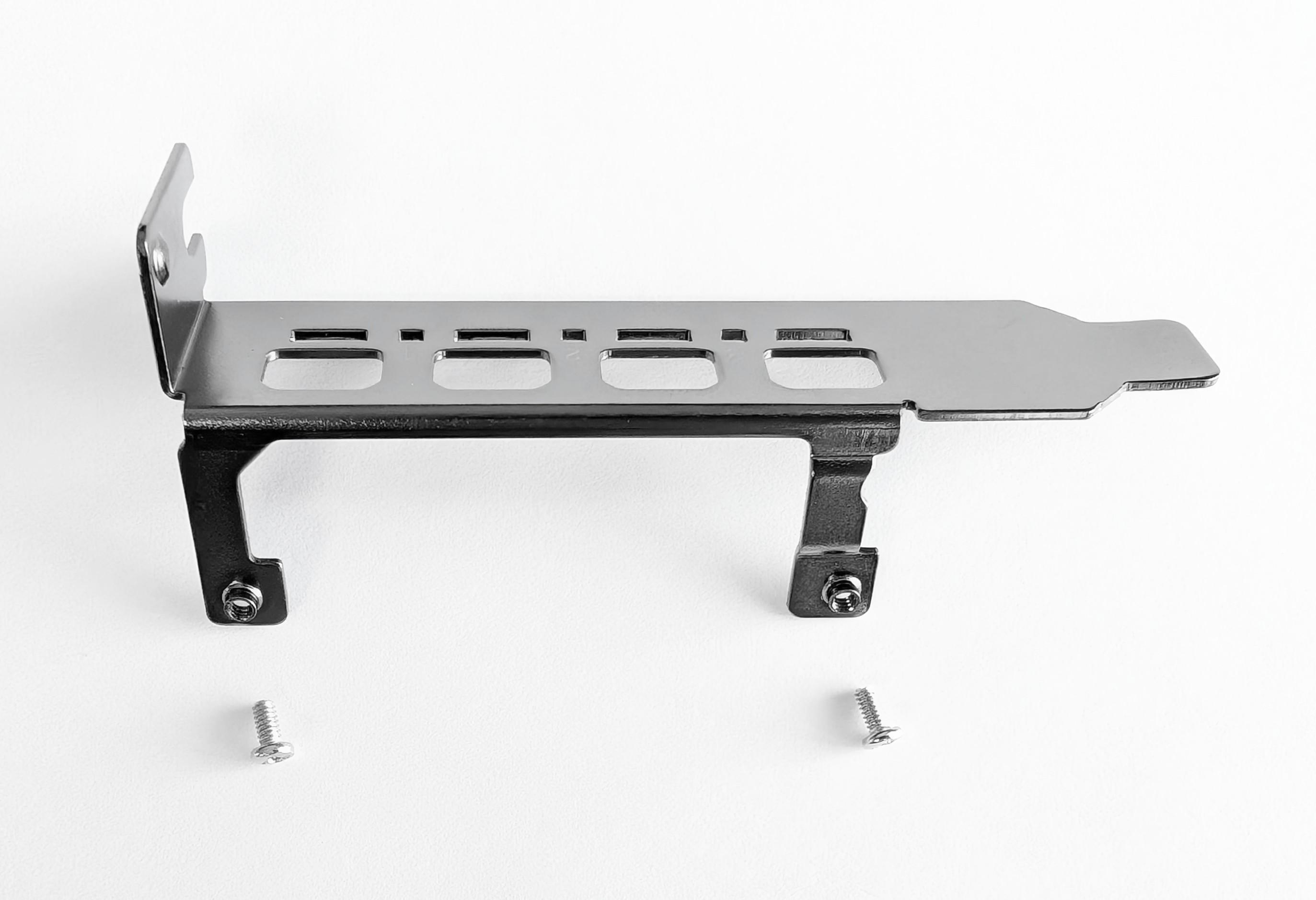 Low Profile LP SFF Bracket with screws for NVIDIA RTX A1000 RTX A400 Video Cards