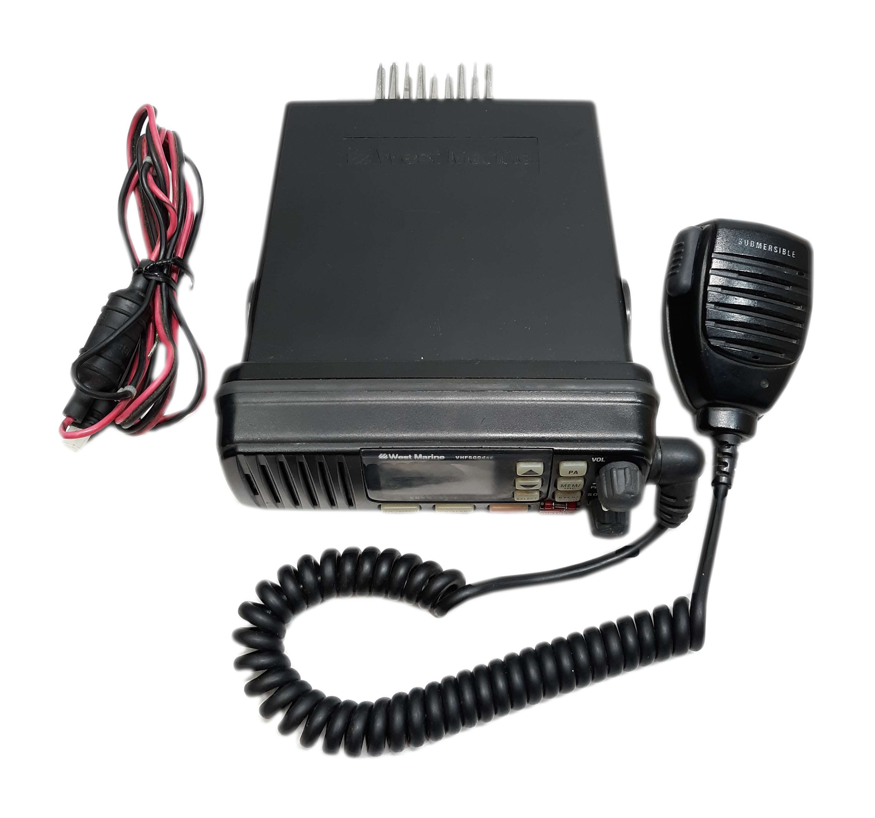 West Marine VHF500 DSC Fixed Mount Radio (Black)