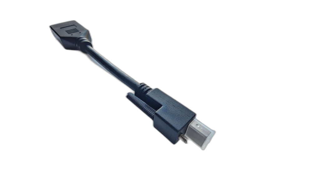 Compeve Cable Mini DP to DP with screw Lock For Matrox Cards M9148 M9188 C680 - Click Image to Close