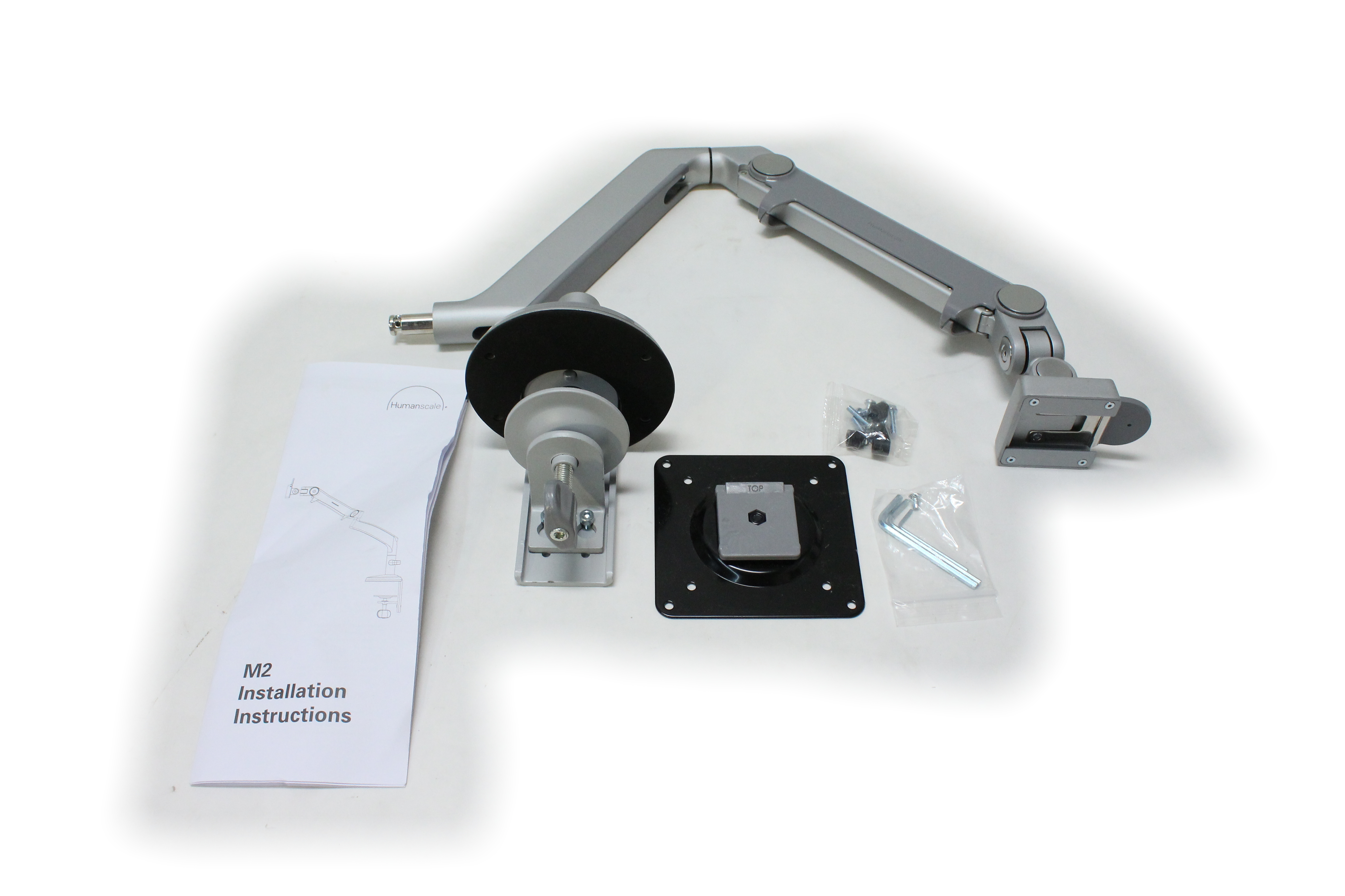 Humanscale M2 Single Monitor Arm Desk mount up to 20lb Clamp desk mount M2CS-IND