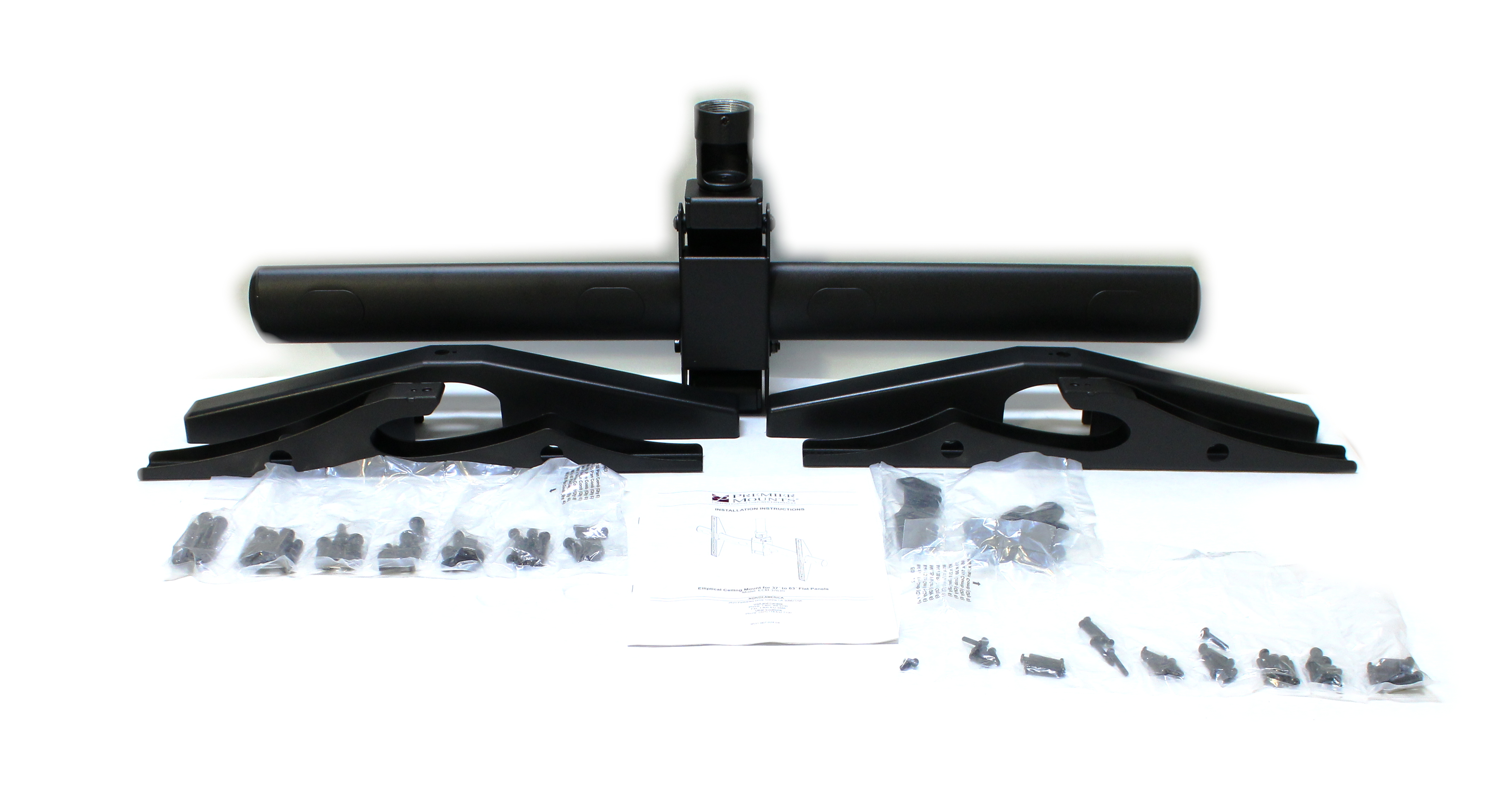 Premier Mounts Ceiling Mount Black Screen Size up to 175lb ECM-3763S-DUP