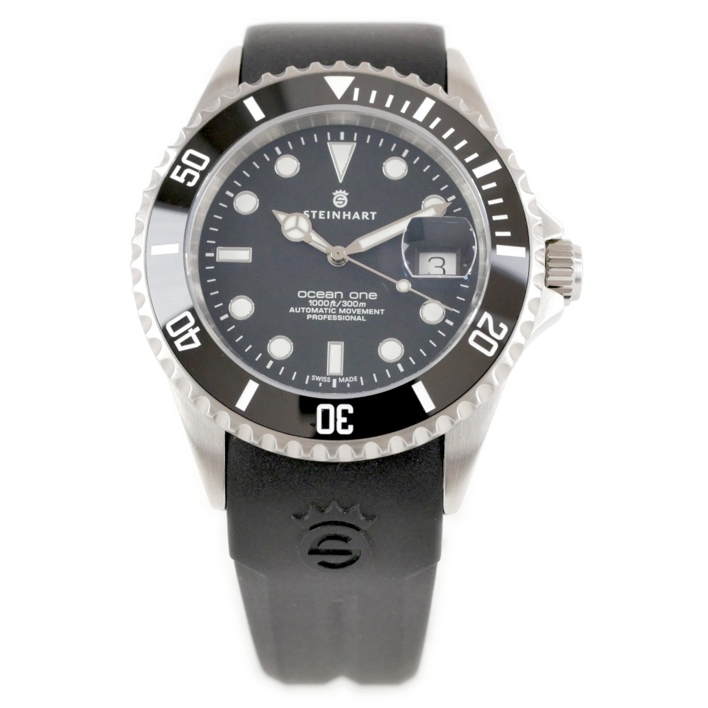 Steinhart Ocean 1 Black Ceramic Diver Watch 42mm 103-1079
