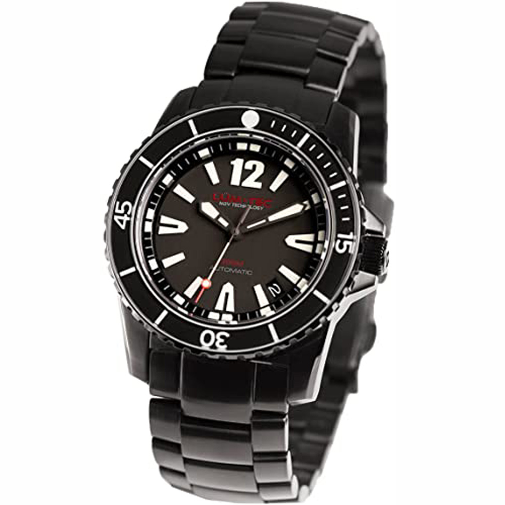 Lum-Tec 300M-2XL Men Watch 45mm Automatic Diver Two Straps 300m WR - Click Image to Close