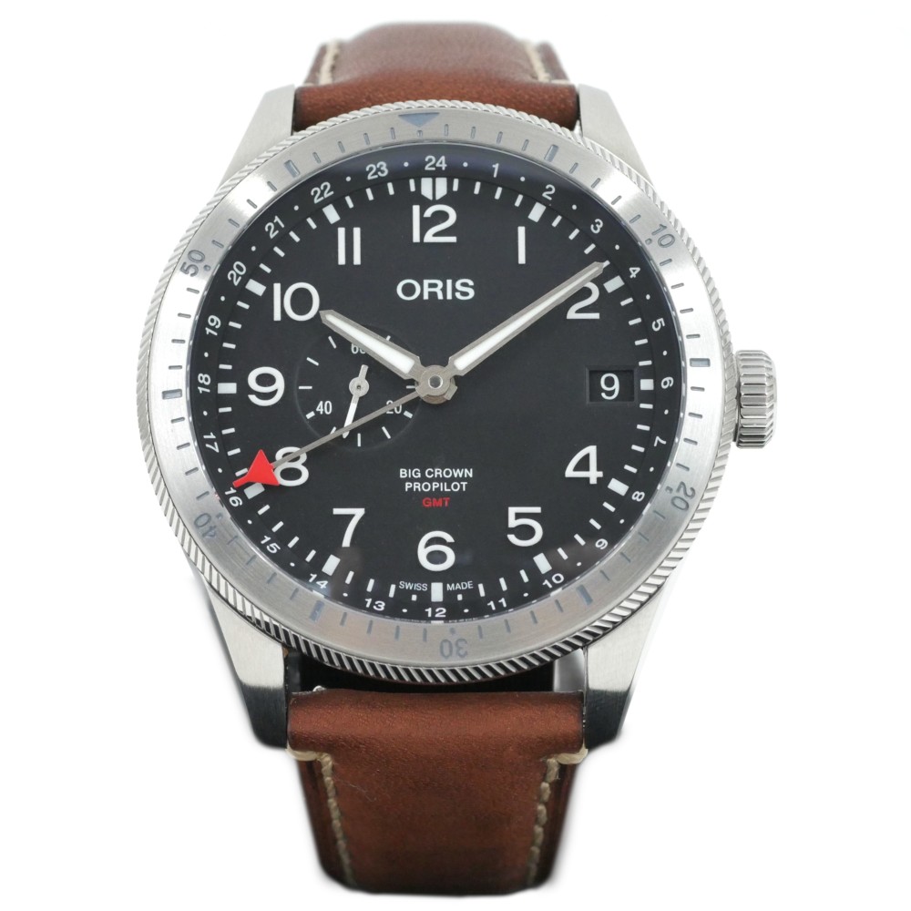 Oris Big Crown ProPilot Timer GMT 44mm Auto Swis Men Watch 01 748 7756 4064-07 5