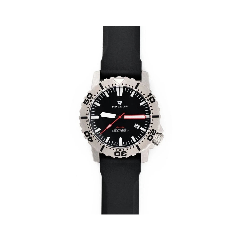 Haldor Armis 2000m HHC 42 mm Swiss Men's Diver Watch ETA 2824-2 Stainless Steel 316L bezel