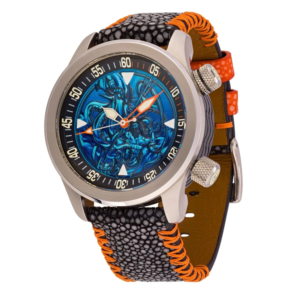 Ocean Crawler Kraken vs. Neptune 2022 43.2mm Automatic Men's Diver Watch LIMITED - Click Image to Close