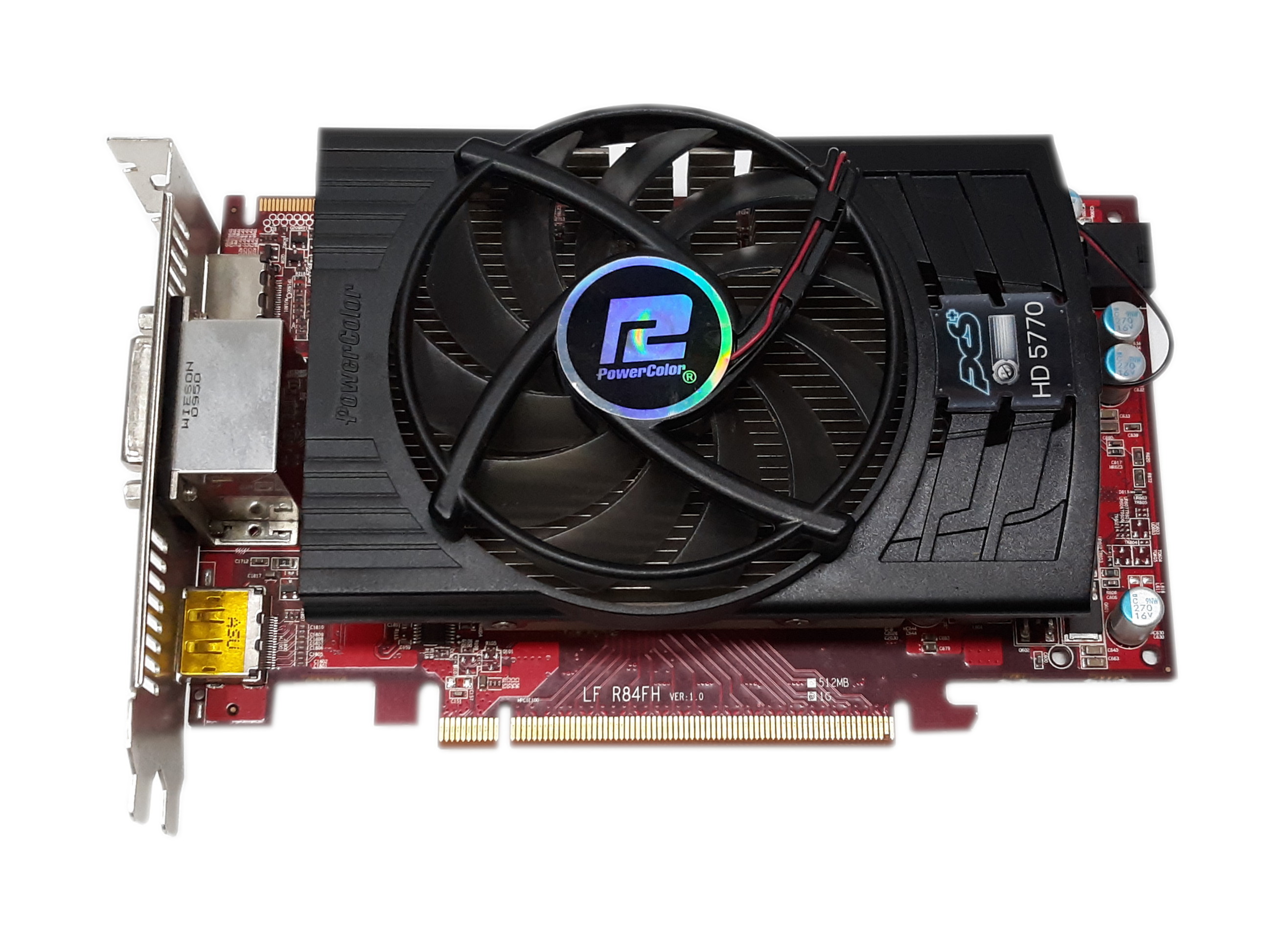 Powercolor AMD Radeon HD 5770 1GB GDDR5 PCIe 2.1 x16 HDCP HDMI DP DVI - Click Image to Close